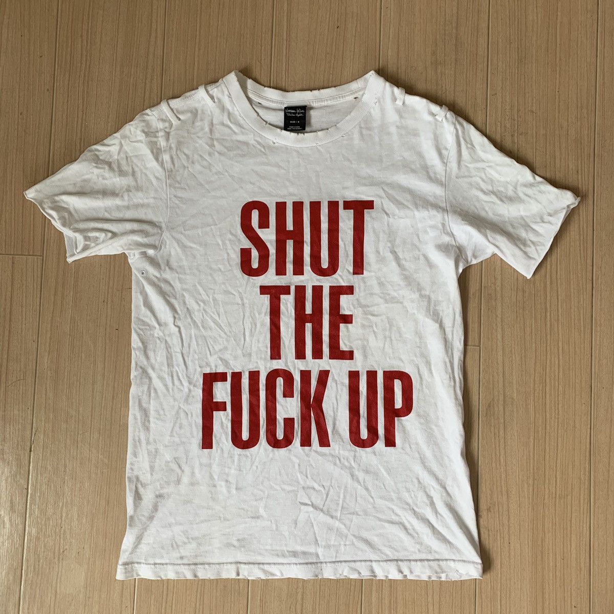 ナンバーナイン　FUCK OFF プリント Tシャツ Number (N)ine Number Nine Fuck Off T-Shirt | Grailed