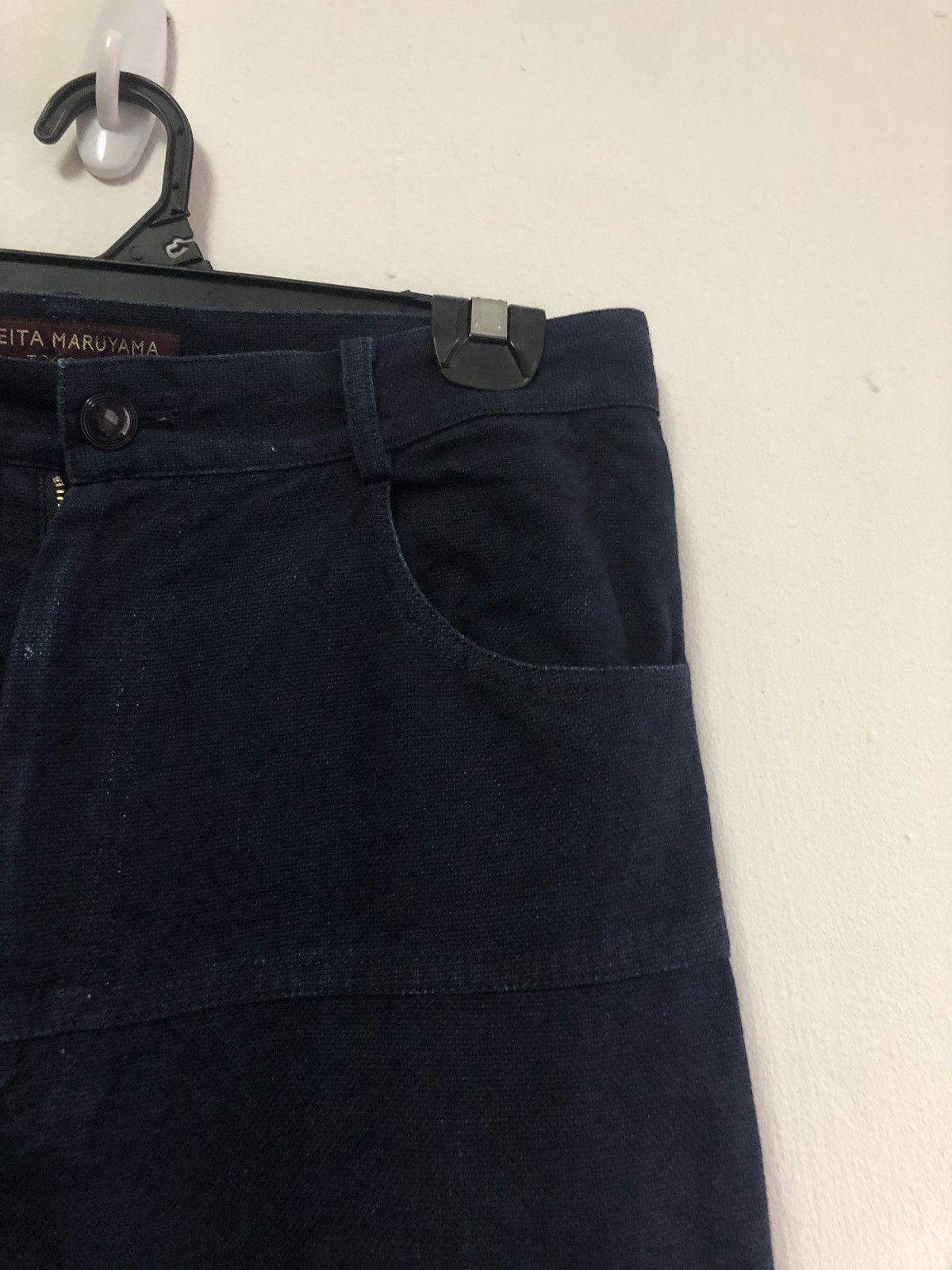 Designer × Japanese Brand × Other KEITA MARUYAMA Pants Cargo Style Indigo Blue Kapital Size US 31 - 3 Thumbnail