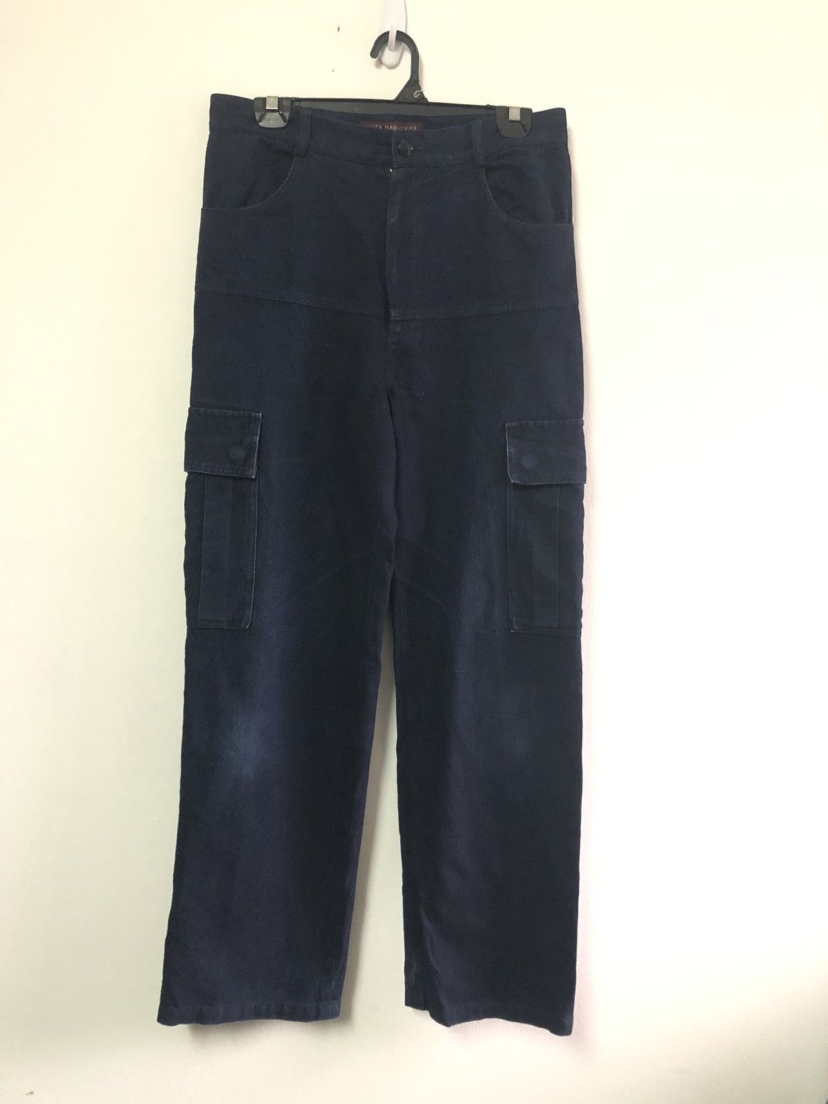 Designer × Japanese Brand × Other KEITA MARUYAMA Pants Cargo Style Indigo Blue Kapital Size US 31 - 1 Thumbnail