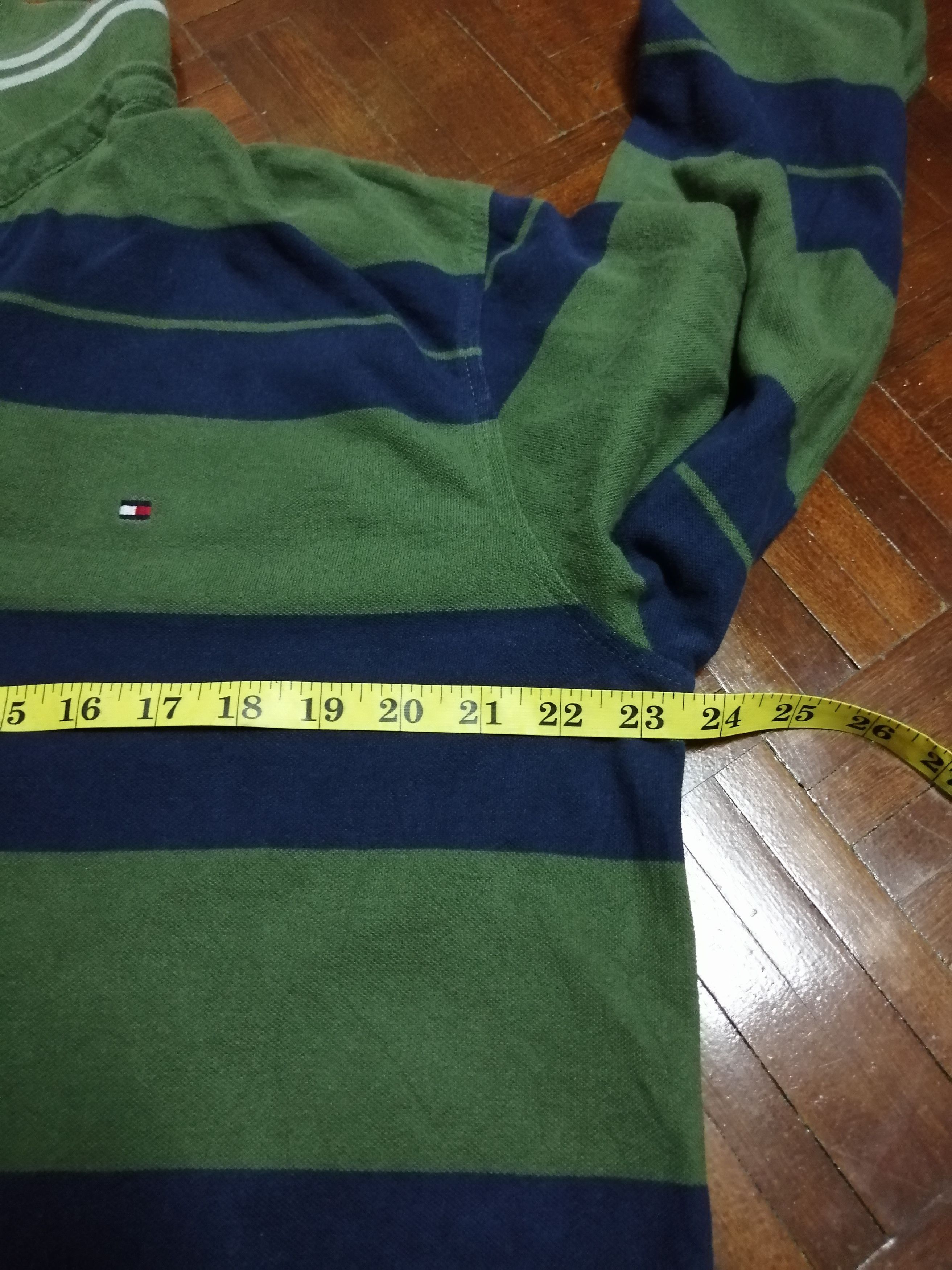 Tommy Hilfiger Tommy Hilfiger Striped Long Sleeve Polo Shirt Size L Size US L / EU 52-54 / 3 - 6 Thumbnail