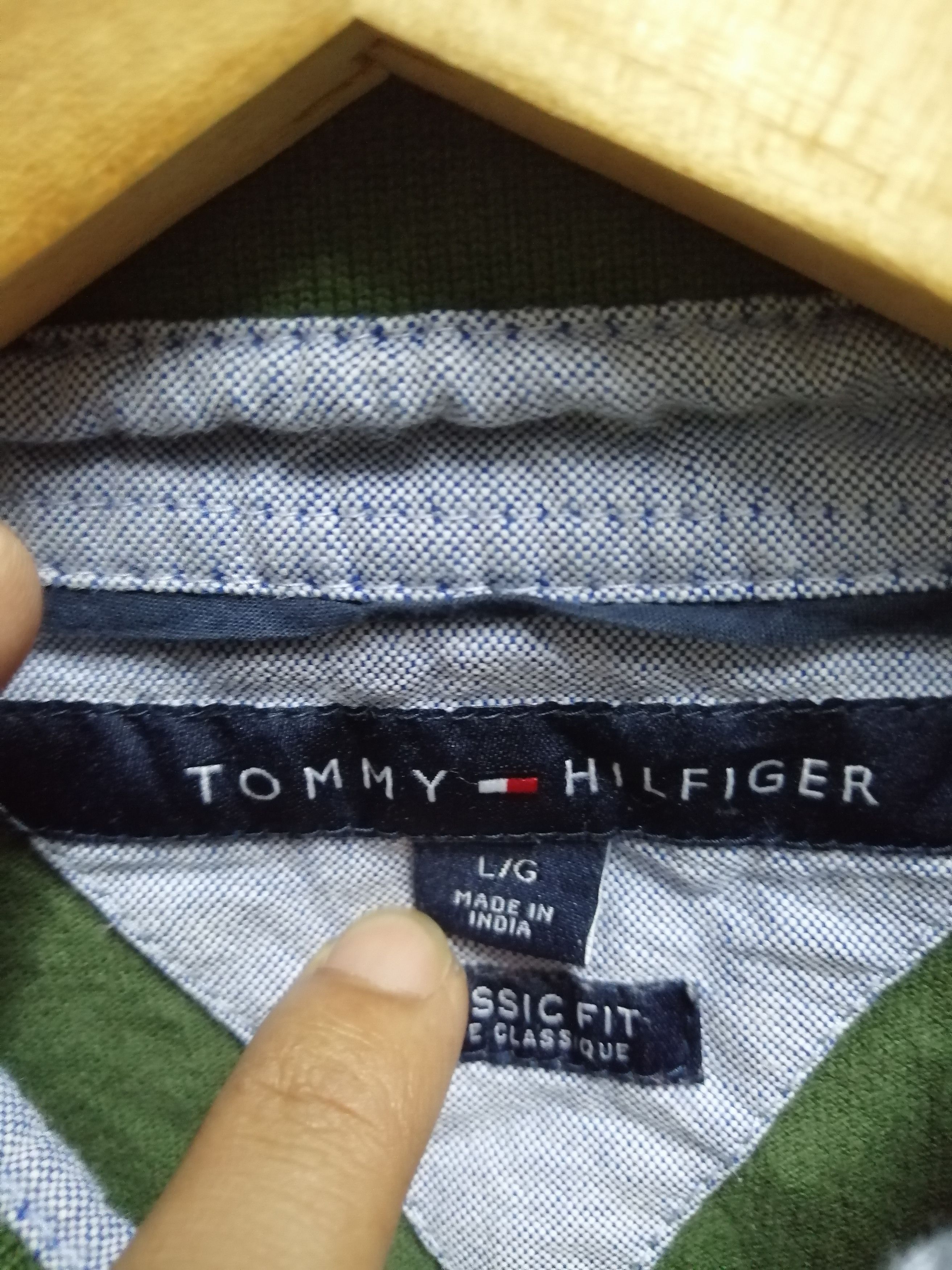 Tommy Hilfiger Tommy Hilfiger Striped Long Sleeve Polo Shirt Size L Size US L / EU 52-54 / 3 - 4 Thumbnail