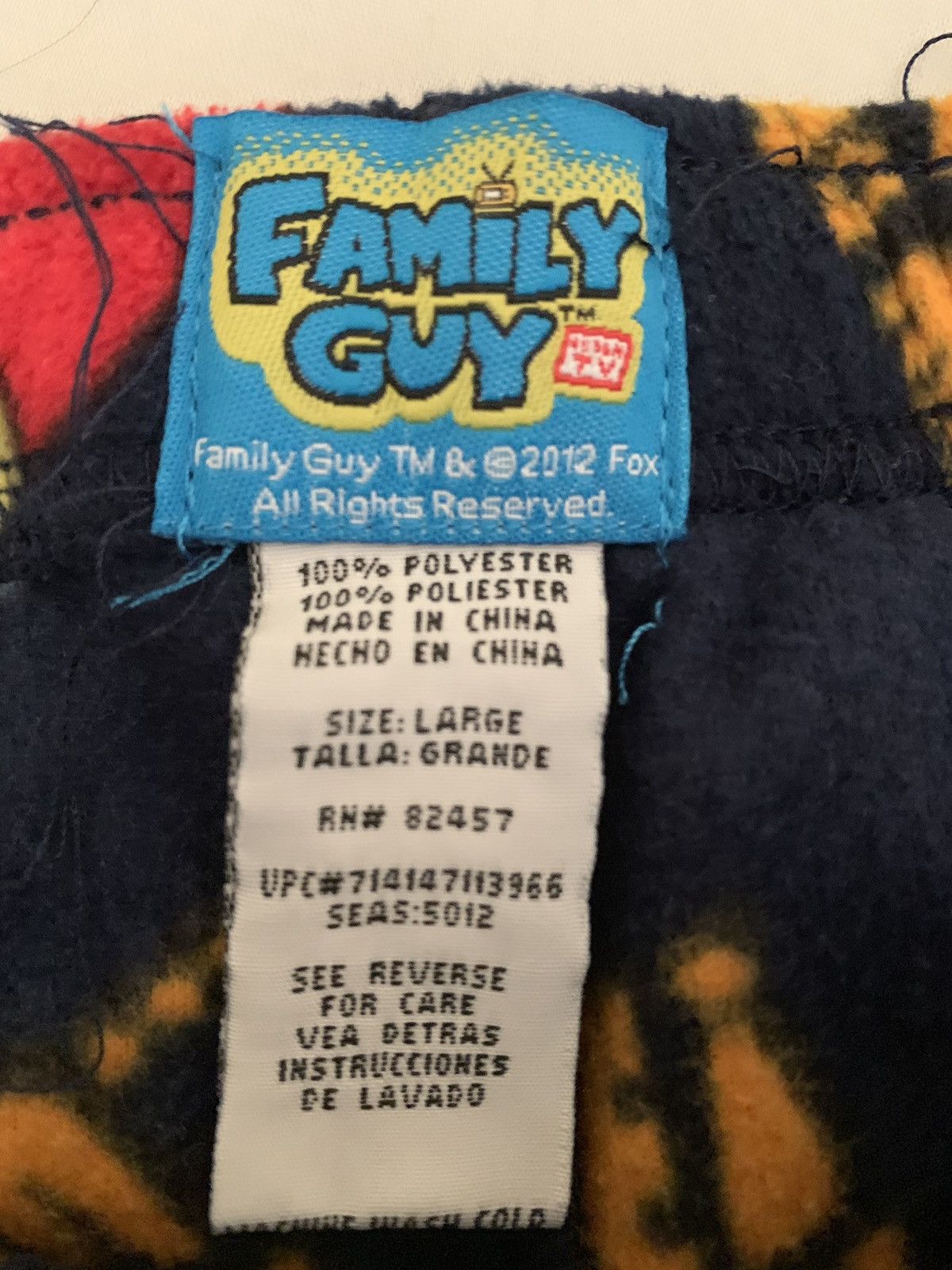 Vintage Family Guy Stewie Pajama Pants | Grailed