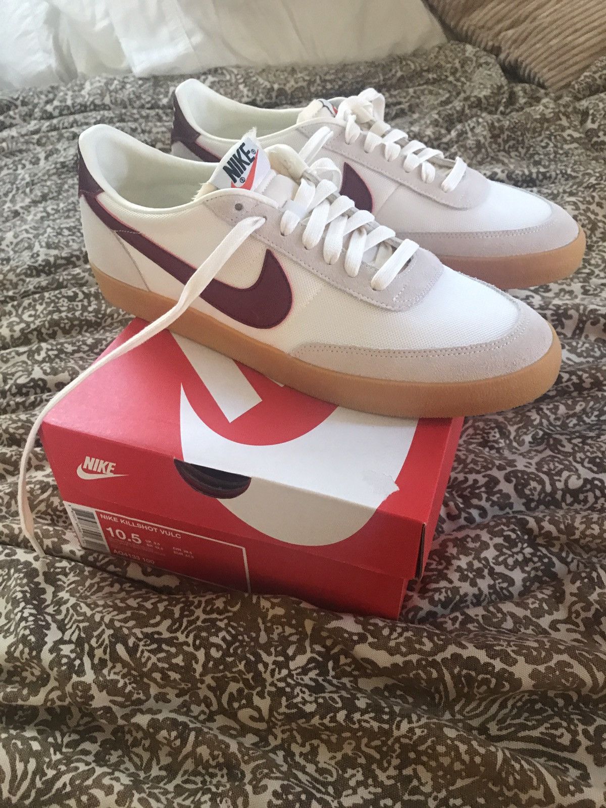 Nike Nike Killshot 2 x J Crew Vulc Sail Team Red Burgundy Grailed