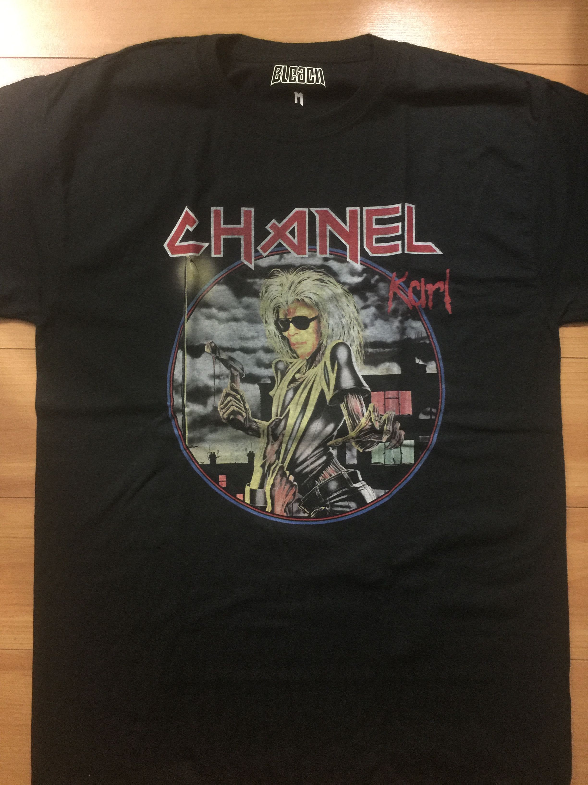 Bleach Goods 2 Shirts Iron Lager Chanel Iron Maiden Margiela Metallica Grailed