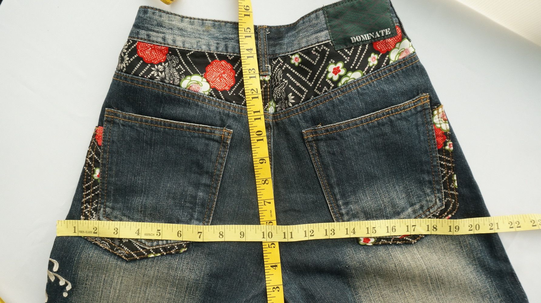 Kapital DOMINATE HANDCRAFTED SUKAJAN EMBROIDERED KOI FISH & LOTUS Size US 32 / EU 48 - 14 Thumbnail