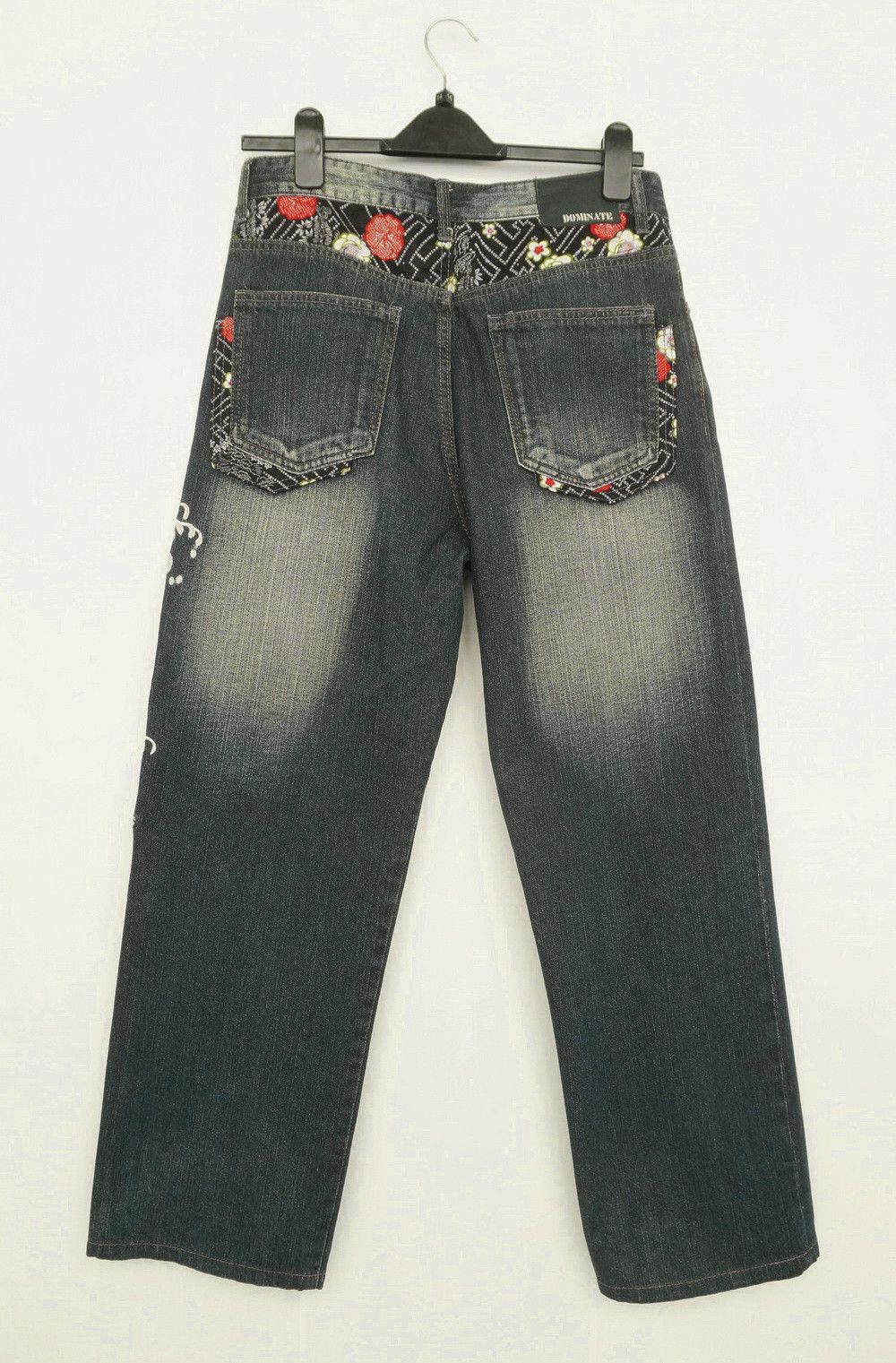 Kapital DOMINATE HANDCRAFTED SUKAJAN EMBROIDERED KOI FISH & LOTUS Size US 32 / EU 48 - 3 Thumbnail