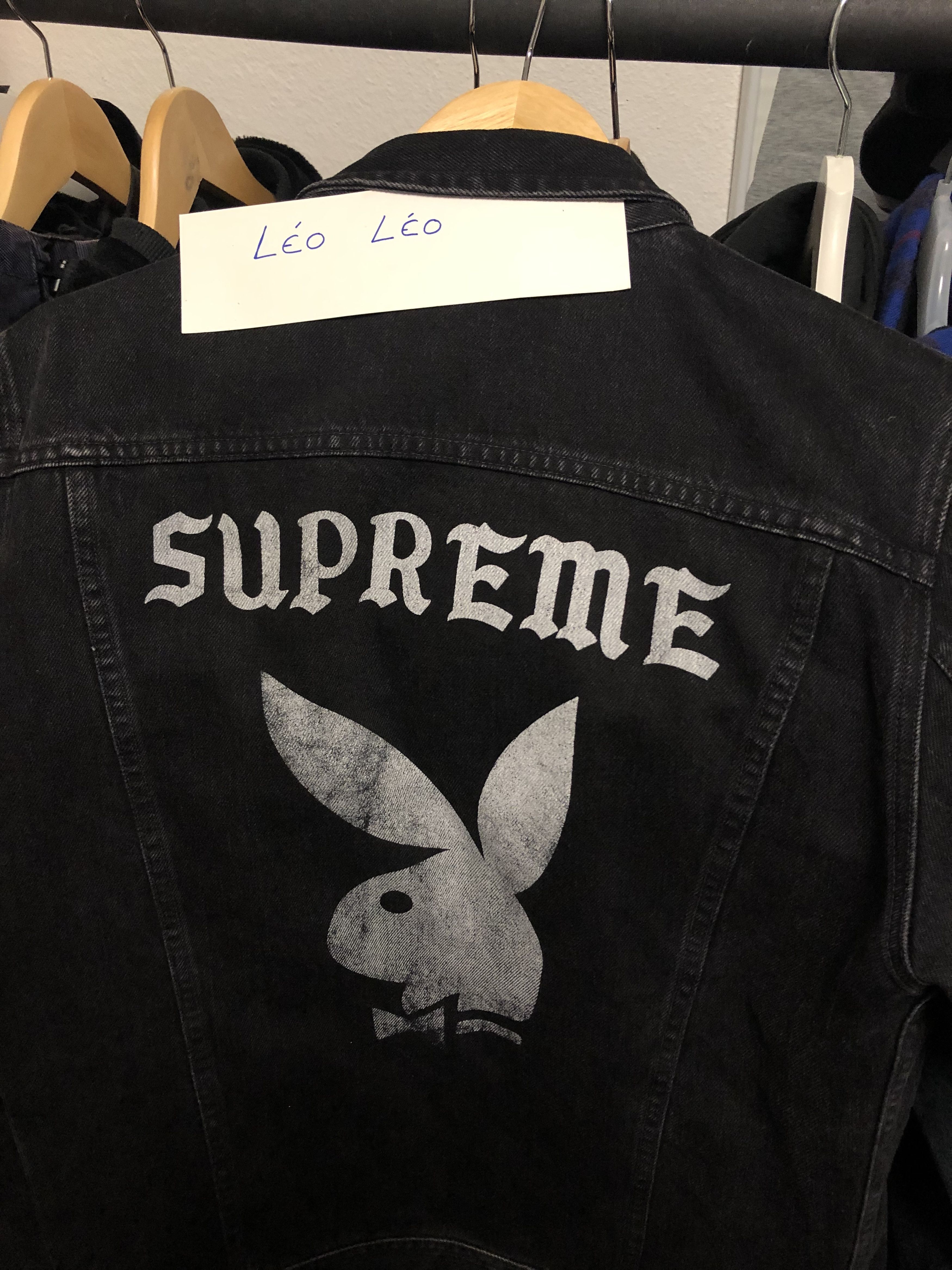 Supreme playboy 2025 denim jacket