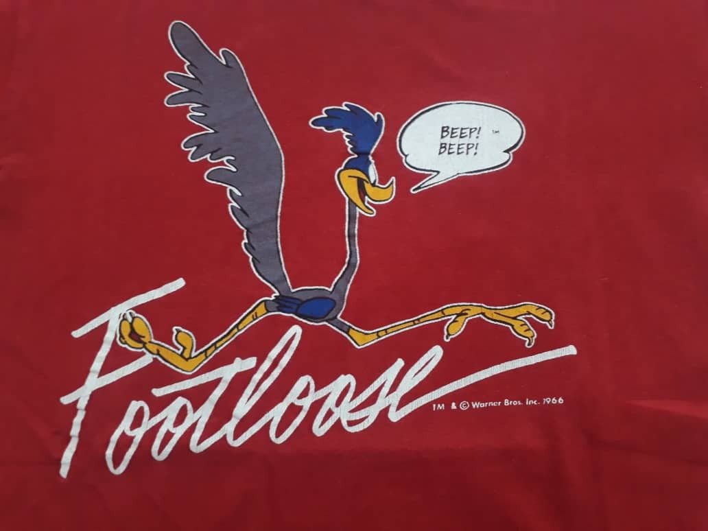 Cartoon Network Vintage ROAD RUNNER BEEP! BEEP! Warner Bros. Made In U.S.A Size US S / EU 44-46 / 1 - 2 Thumbnail