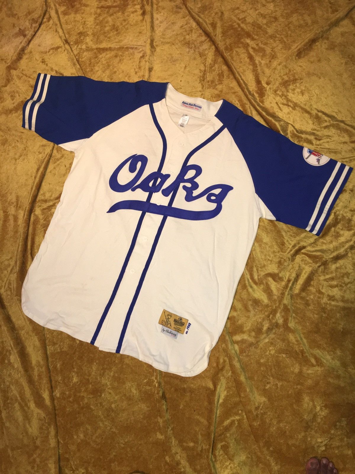 Oakland Oaks 1954 Road Jersey – Ebbets Field Flannels