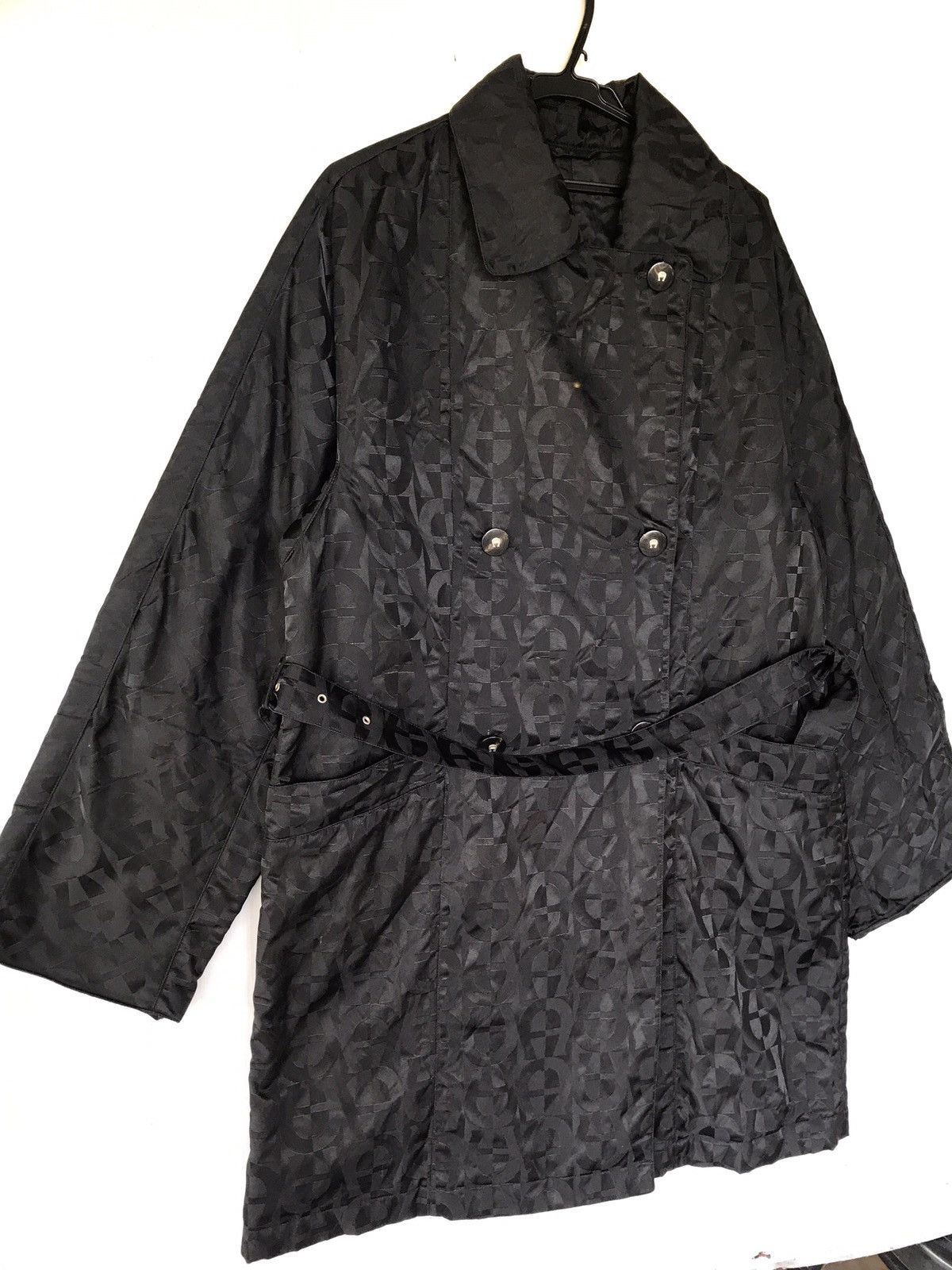 Aigner RARE VINTAGE AIGNER MONOGRAM OVERLONG COAT JACKET Size US M / EU 48-50 / 2 - 4 Thumbnail