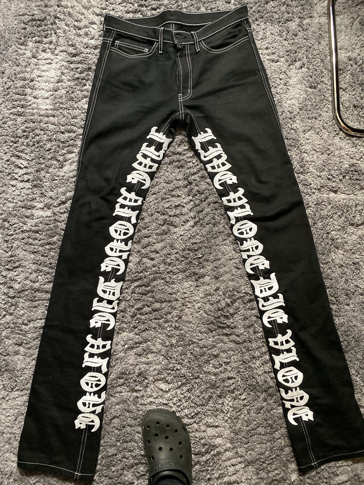 Vlone Vlone Old English Jeans | Grailed