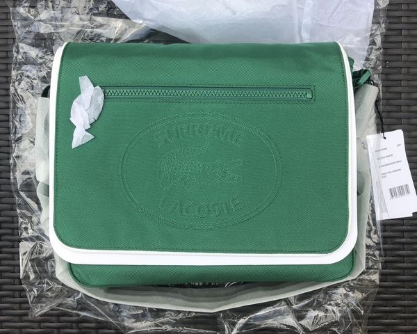 Supreme x Lacoste Small Messenger Bag 'Green