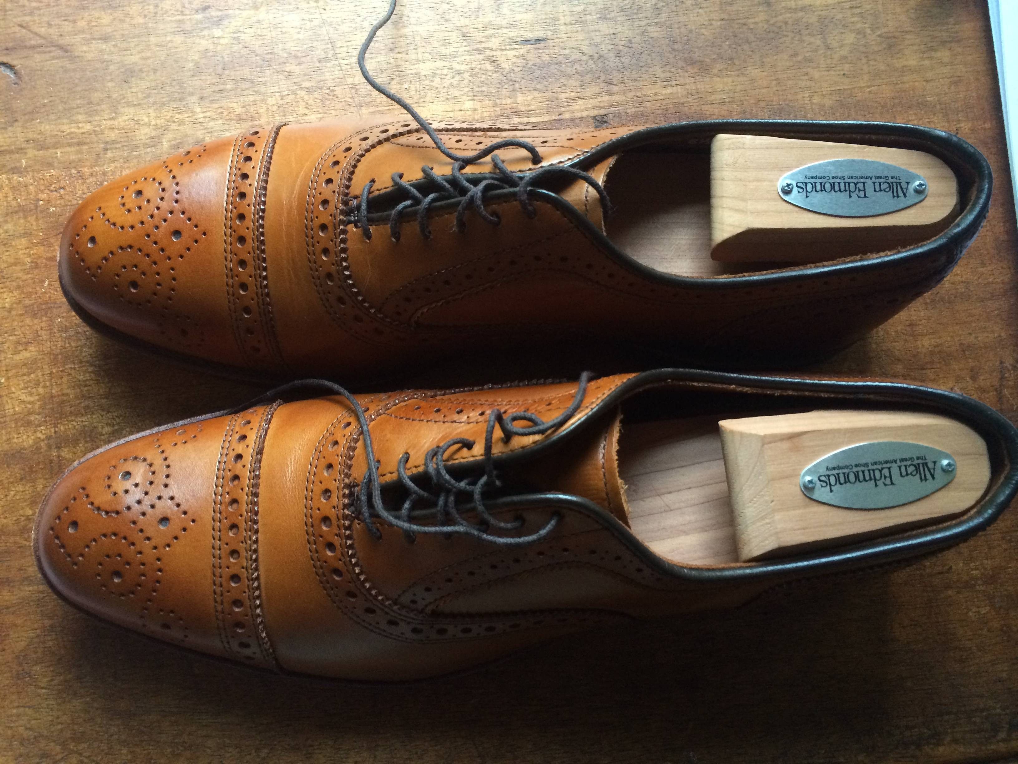 Allen Edmonds Walnut Strand Firsts Size US 8.5 / EU 41-42 - 5 Preview