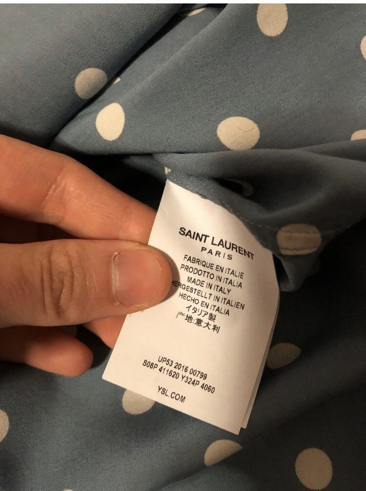 Saint Laurent Paris Saint Laurent Paris shirt Size US L / EU 52-54 / 3 - 4 Thumbnail