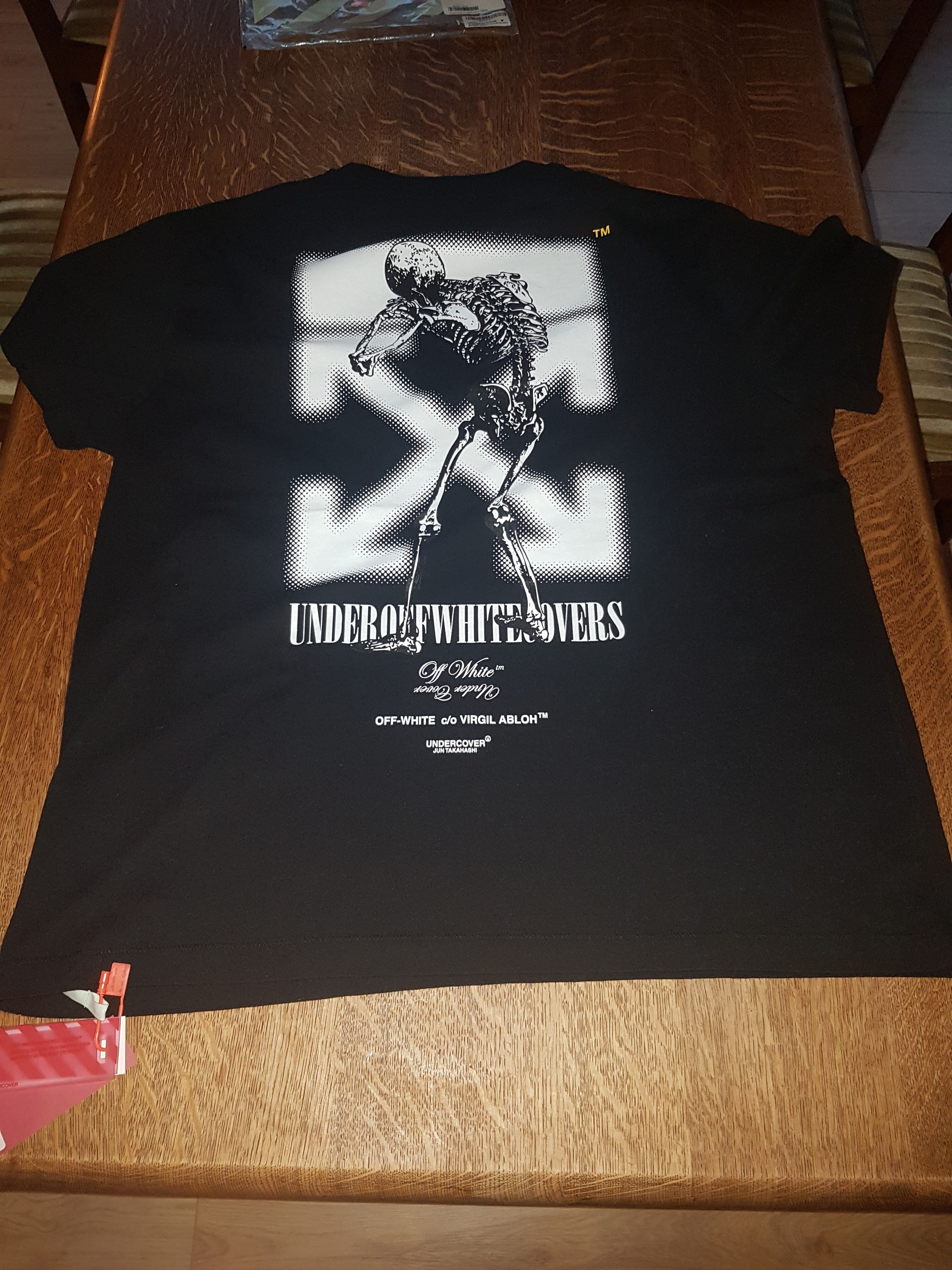 Off-White × Undercover Off White x Undercover Skeleton Darts arrow tee, Size US M / EU 48-50 / 2 - 1 Thumbnail