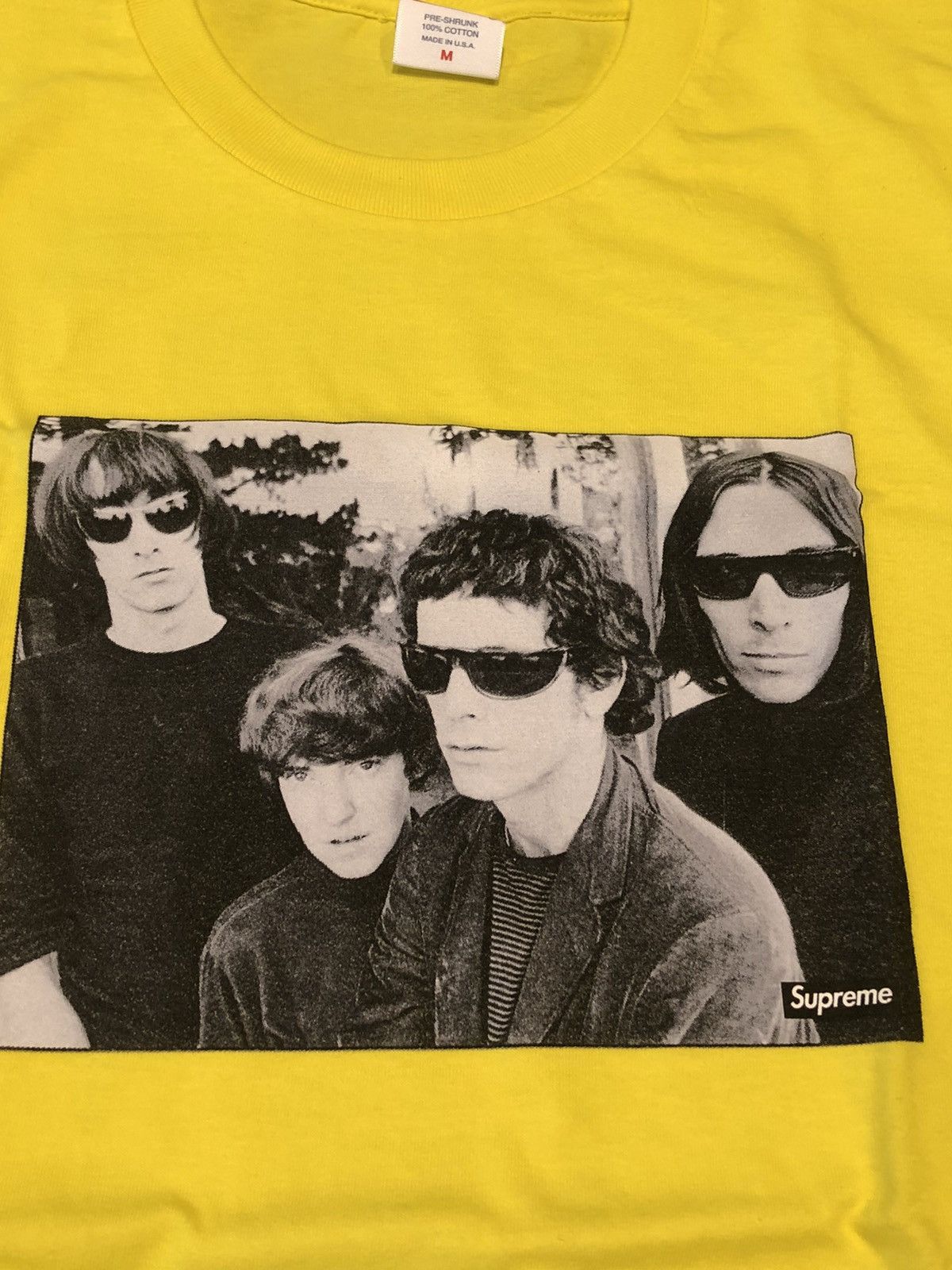 Supreme The Velvet Underground Ringer Tee Tan