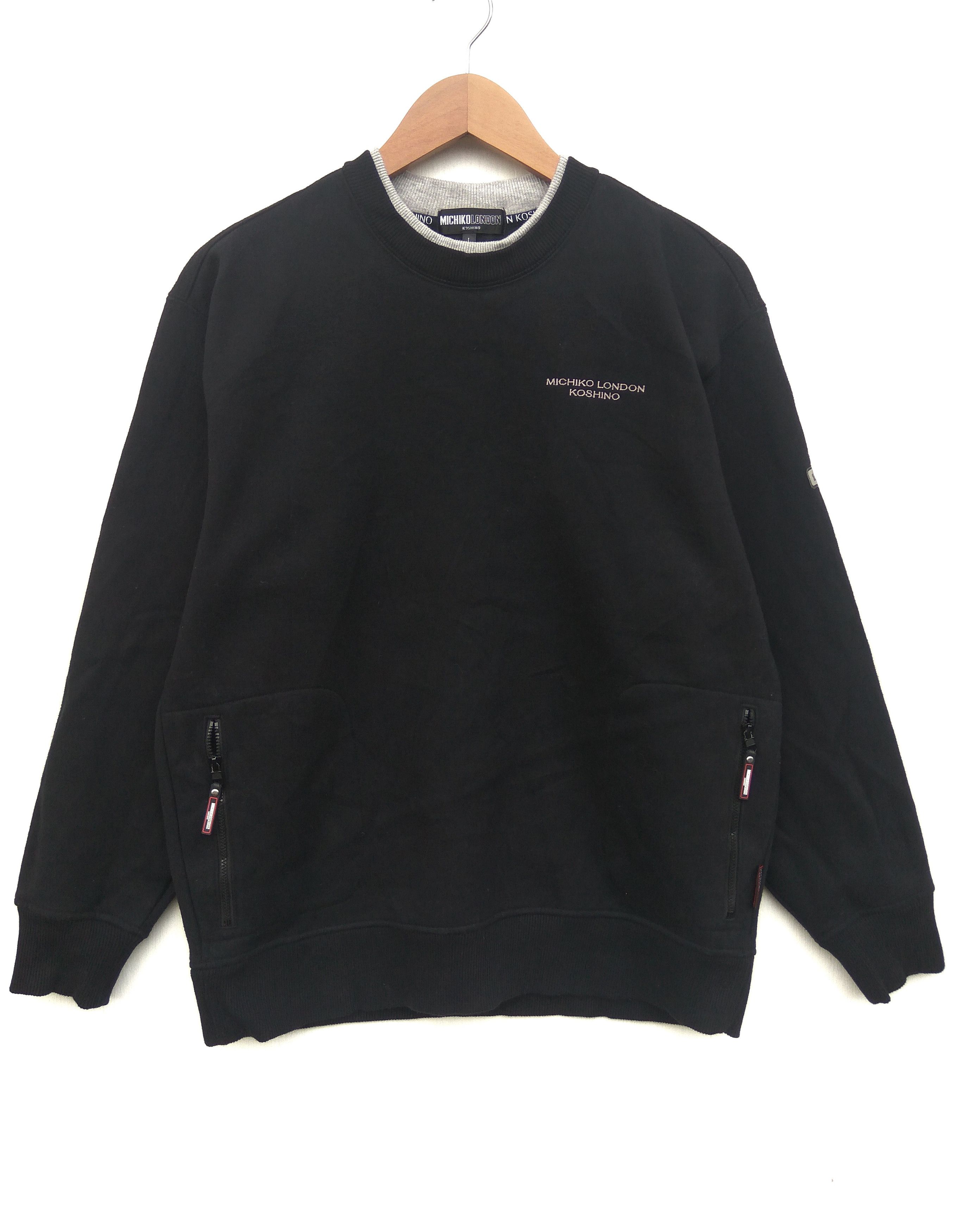 Michiko Koshino 🔥 Michiko London Koshino sweatshirt spell out jumper Size US L / EU 52-54 / 3 - 2 Thumbnail
