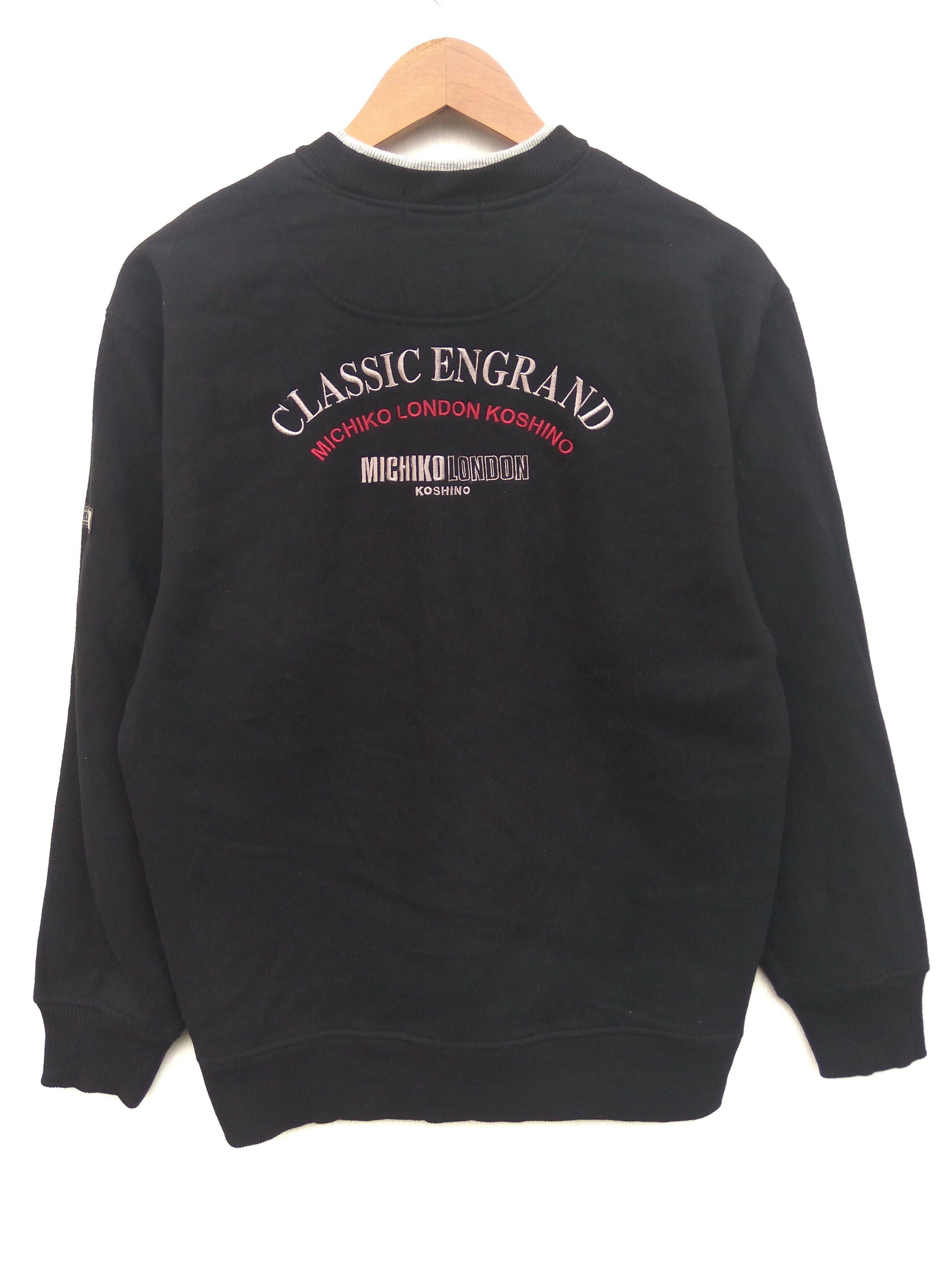 Michiko Koshino 🔥 Michiko London Koshino sweatshirt spell out jumper Size US L / EU 52-54 / 3 - 1 Thumbnail