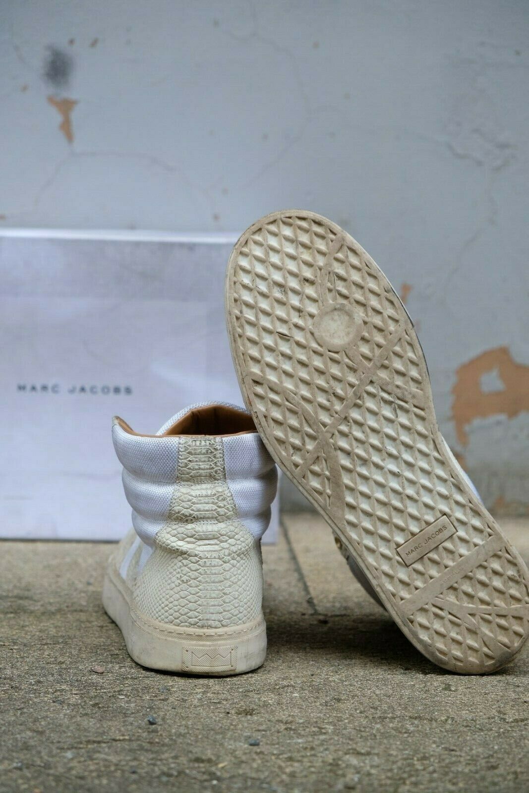 Marc Jacobs Sneaker Hi Top white snake