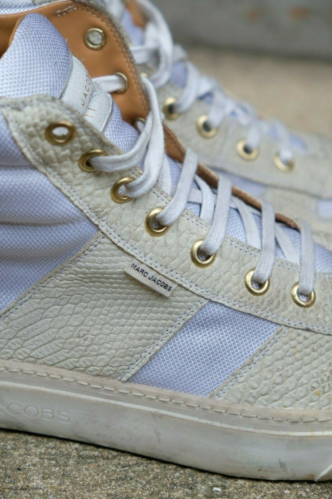 Marc Jacobs Sneaker Hi Top white snake