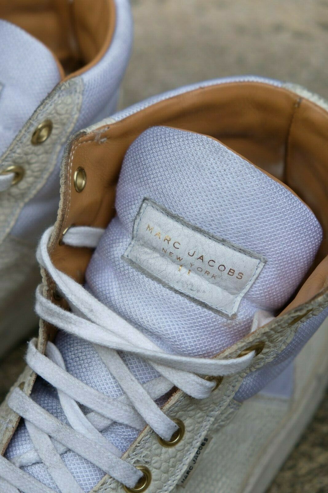 Marc Jacobs Sneaker Hi Top white snake