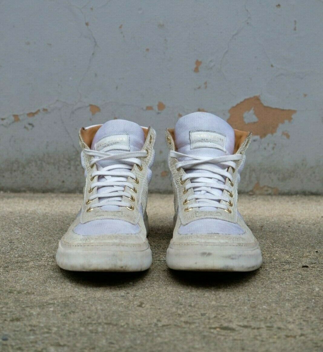 Marc Jacobs Sneaker Hi Top white snake