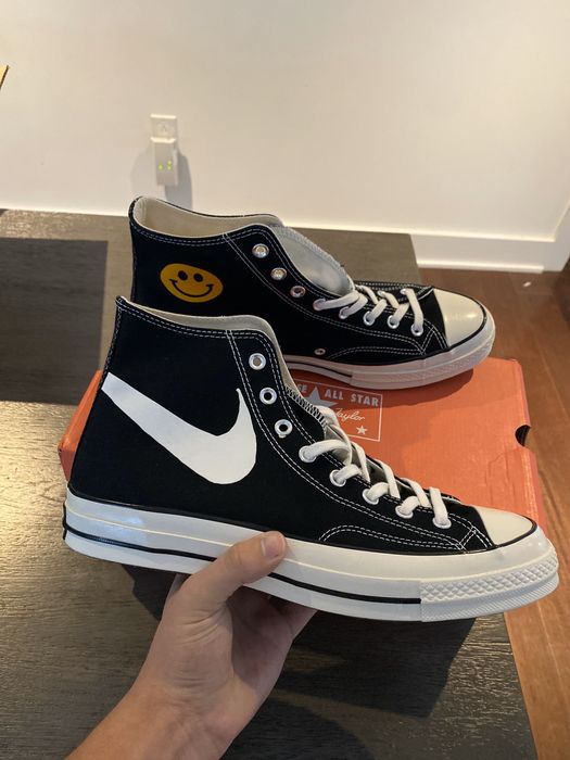 Converse with nike 2024 swoosh for sale