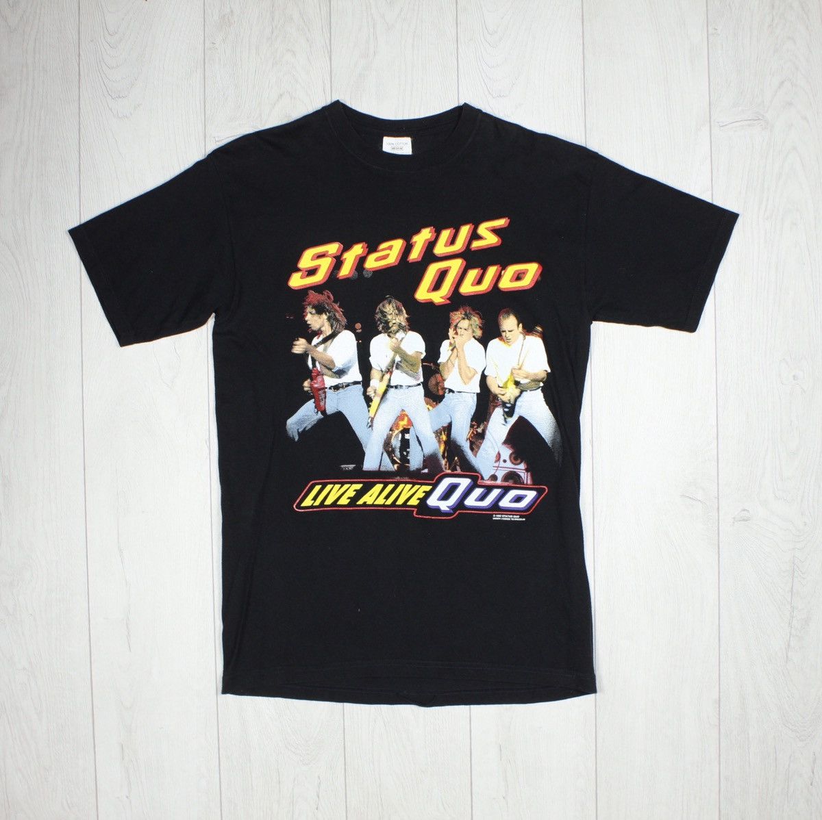 Vintage Vintage Status Quo “Live Alive” Tour 1992 Grailed
