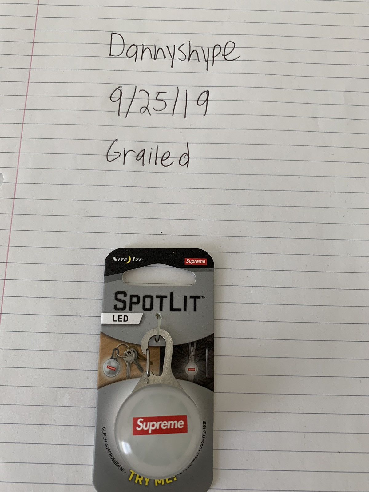 Led Keychain Spotlight Keychain Supreme Niteize Spotlit Supreme