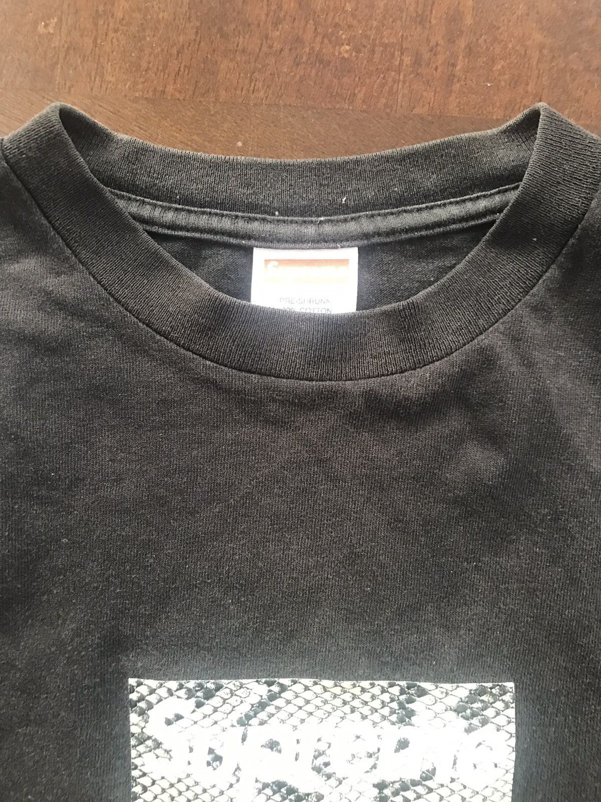 Supreme Supreme Harajuku Back Snake Box Logo Tee 2006 | Grailed