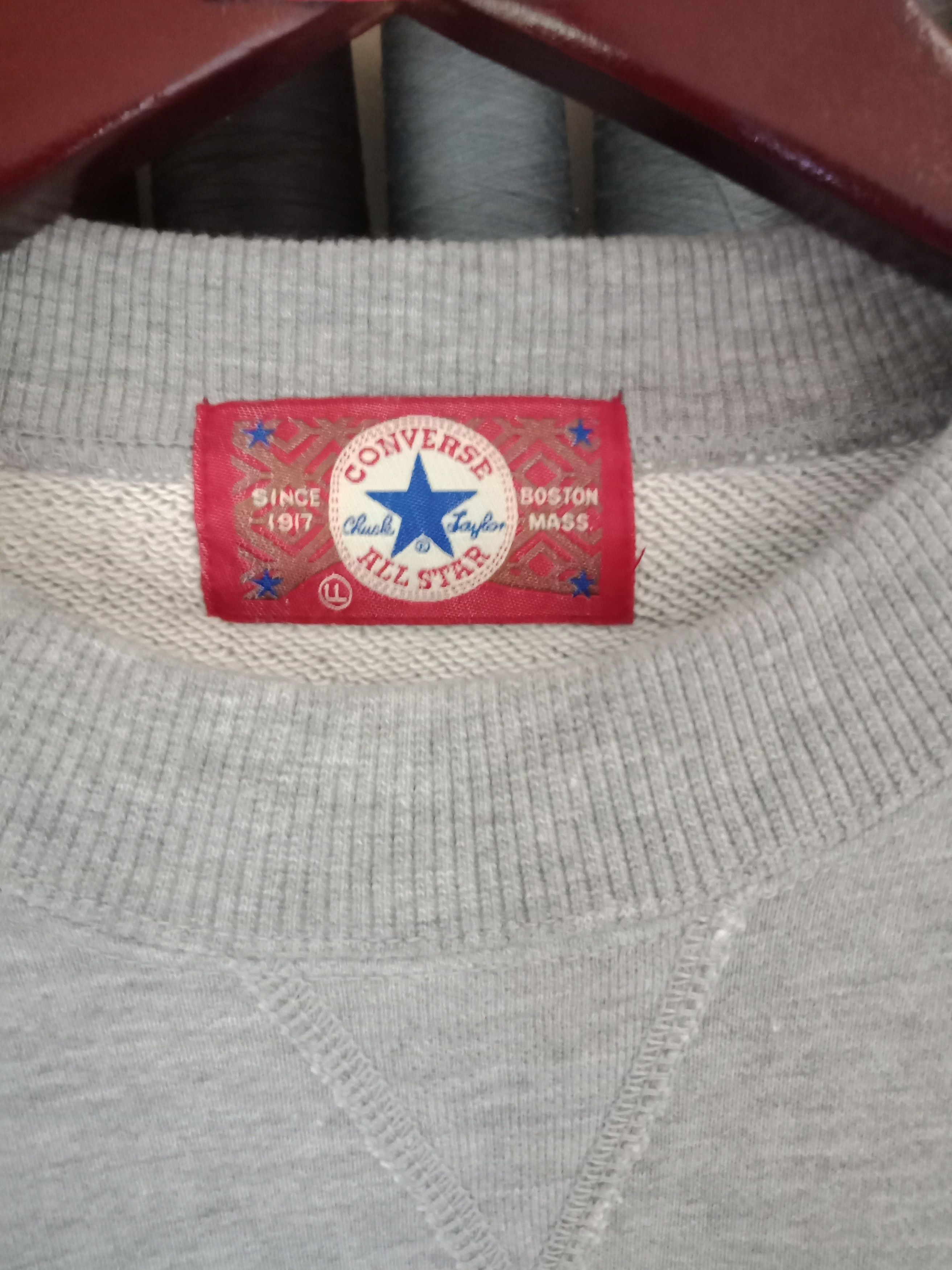 Converse Vintage Converse Sweatshirt Big Logo Jumper Pullover LL Size US XL / EU 56 / 4 - 3 Thumbnail