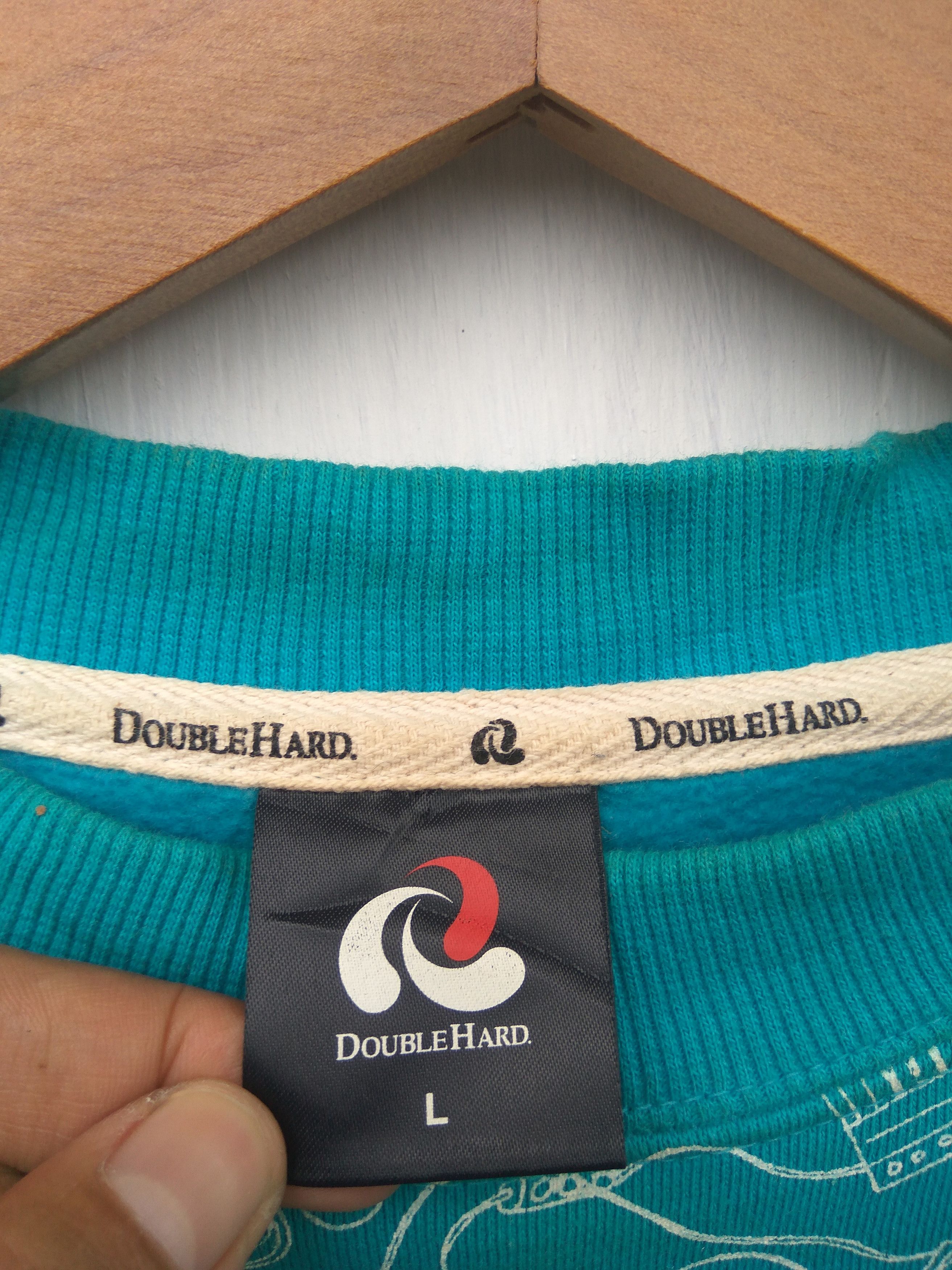 Japanese Brand Japanese Brand Double Hard sweatshirt full print Size US L / EU 52-54 / 3 - 4 Thumbnail