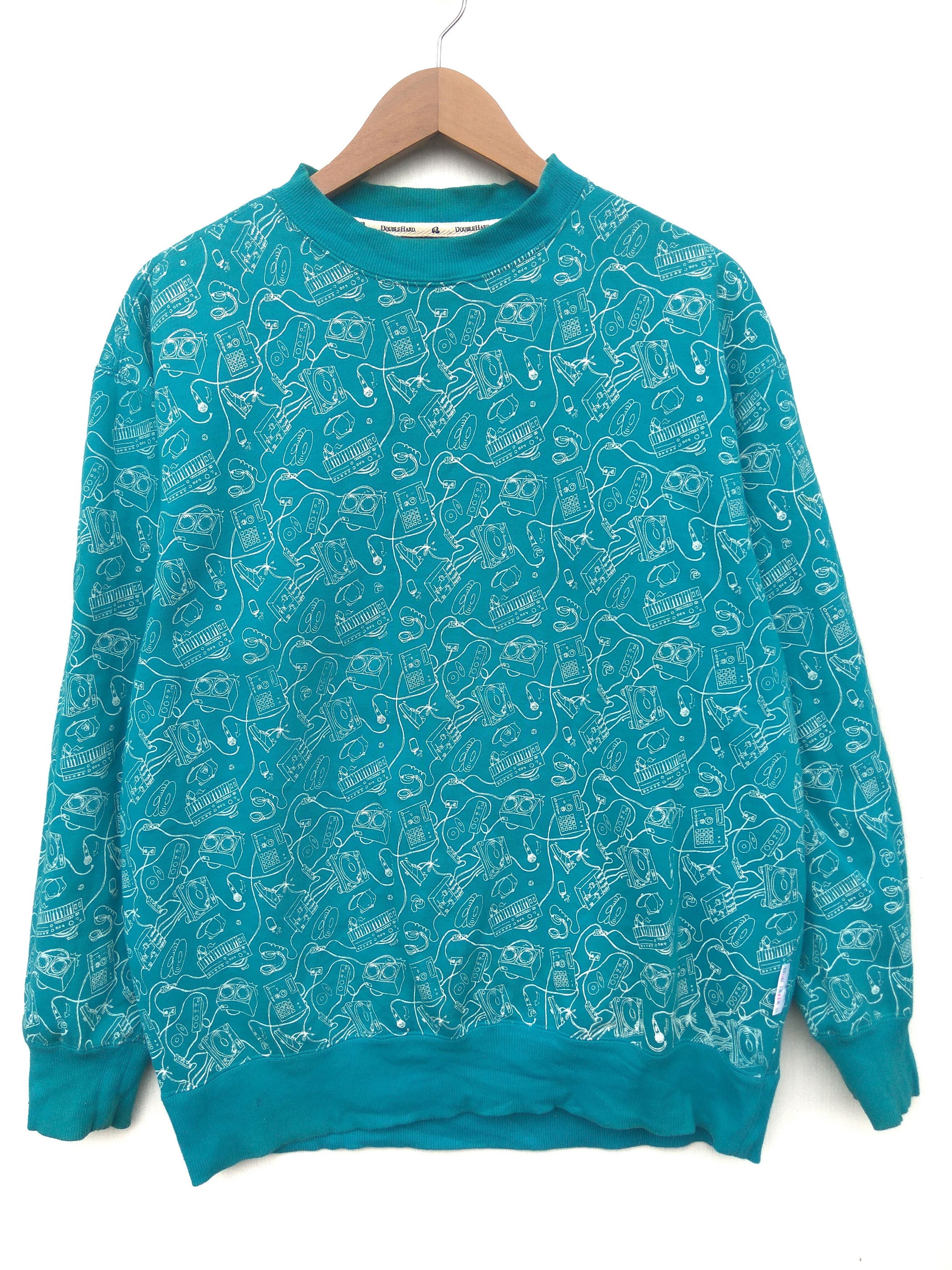 Japanese Brand Japanese Brand Double Hard sweatshirt full print Size US L / EU 52-54 / 3 - 1 Thumbnail