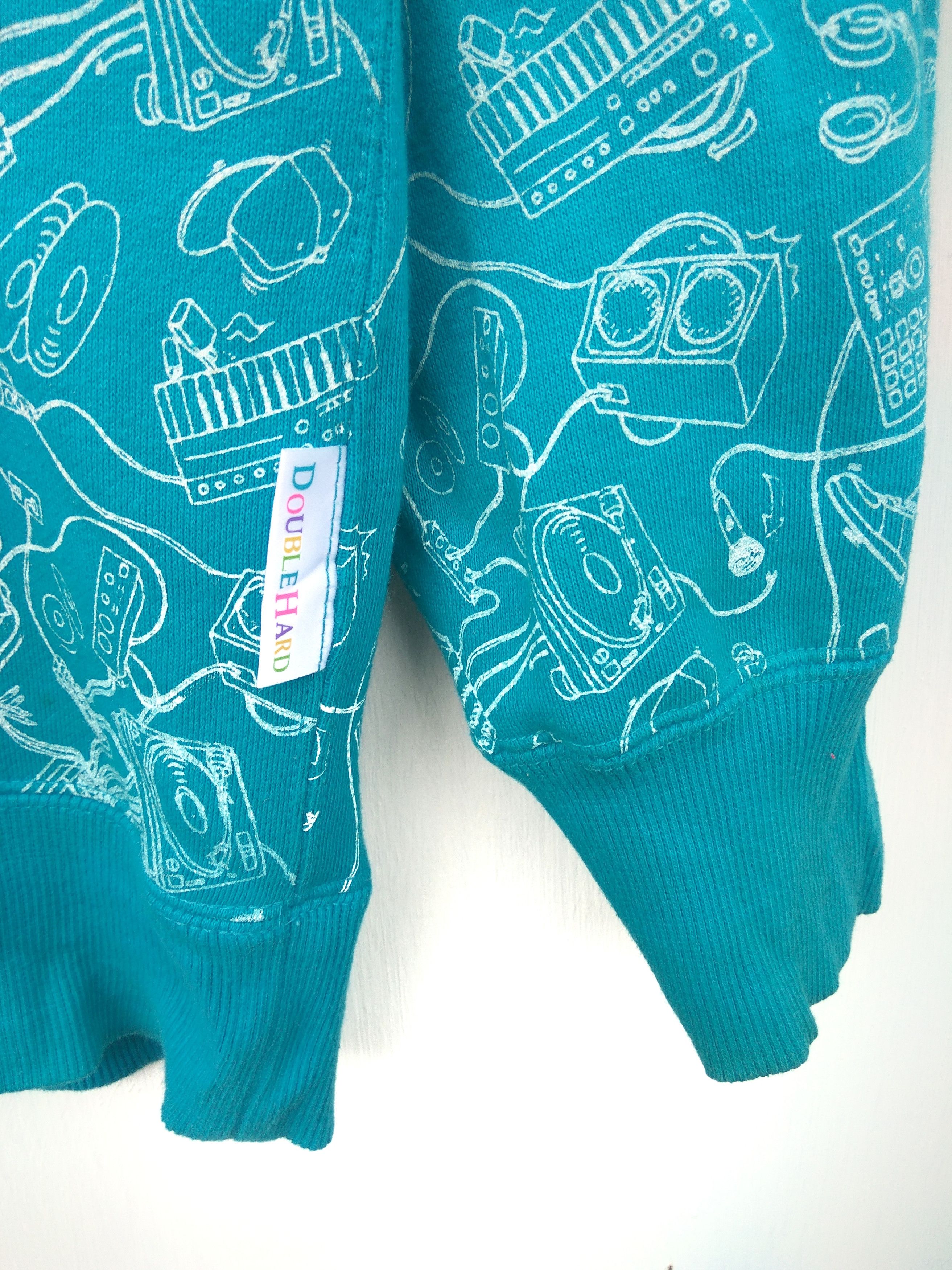 Japanese Brand Japanese Brand Double Hard sweatshirt full print Size US L / EU 52-54 / 3 - 3 Thumbnail