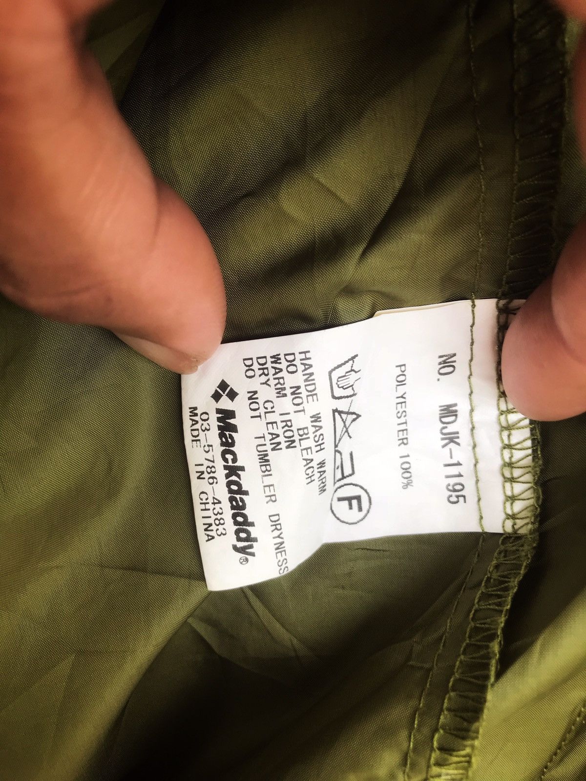 Japanese Brand MACKDADDY Windbreaker. Size US L / EU 52-54 / 3 - 14 Thumbnail