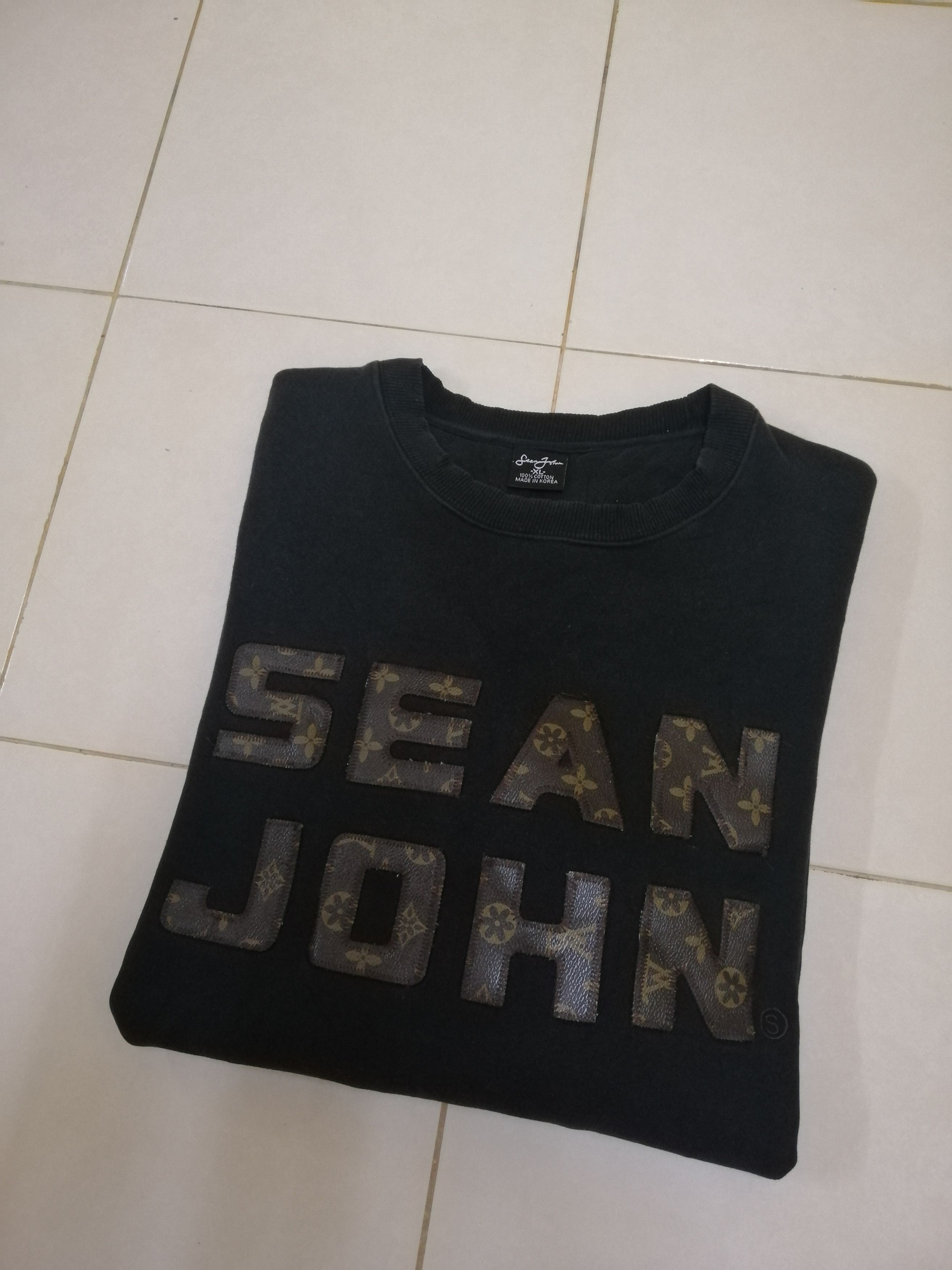 Sean John Vintage Sean John Monogram Logo Sweatshirt B6 Size US XL / EU 56 / 4 - 1 Thumbnail