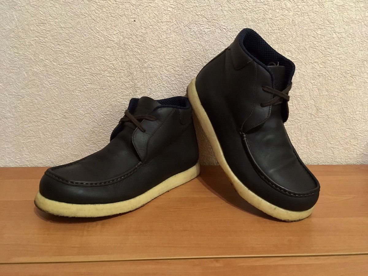 Stussy × Vintage Stussy Brown Leather Chukka Boots Size US 12 / EU 45 - 6 Thumbnail