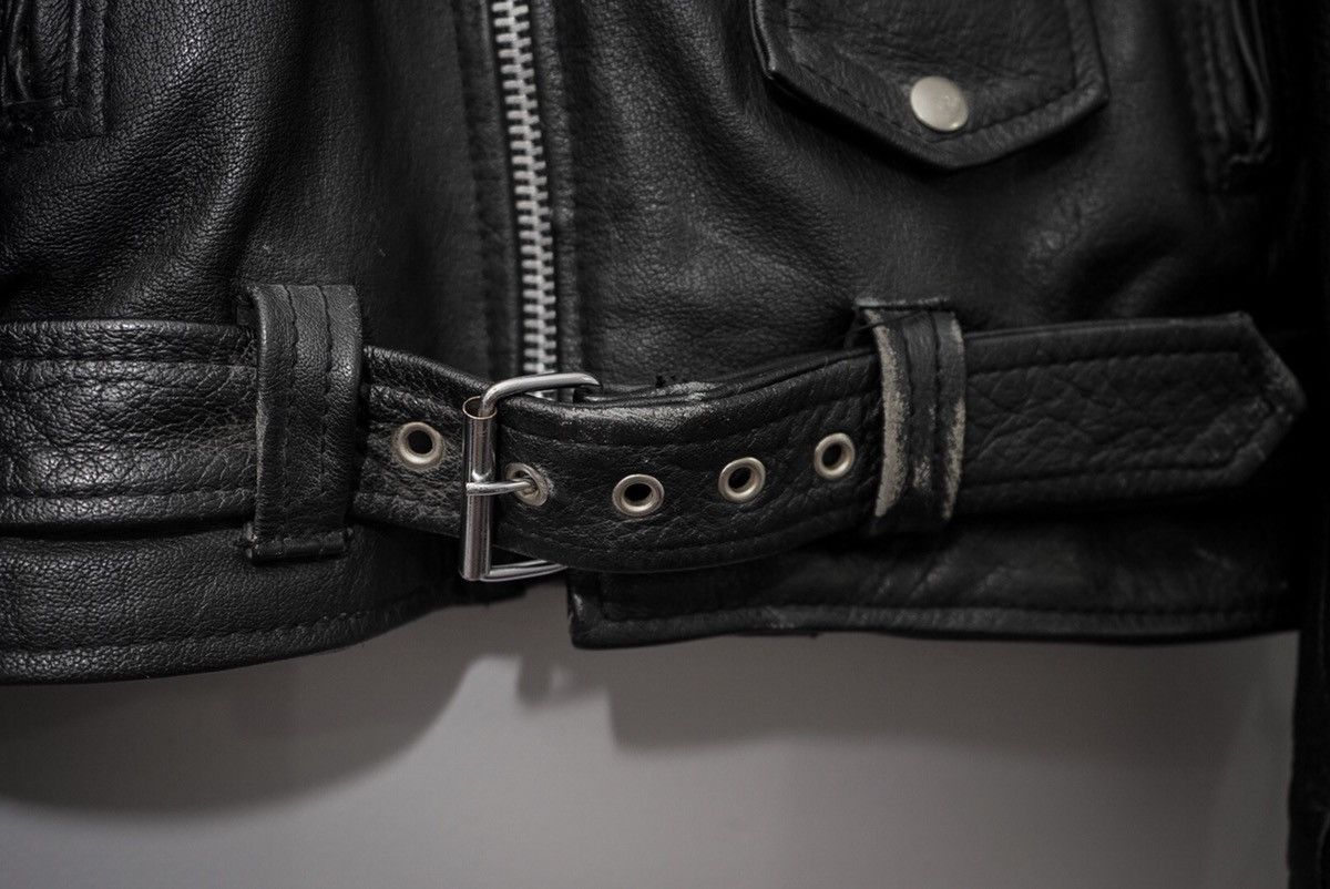 Genuine Leather × Vintage 90’s Biker Jacket Size US M / EU 48-50 / 2 - 5 Thumbnail