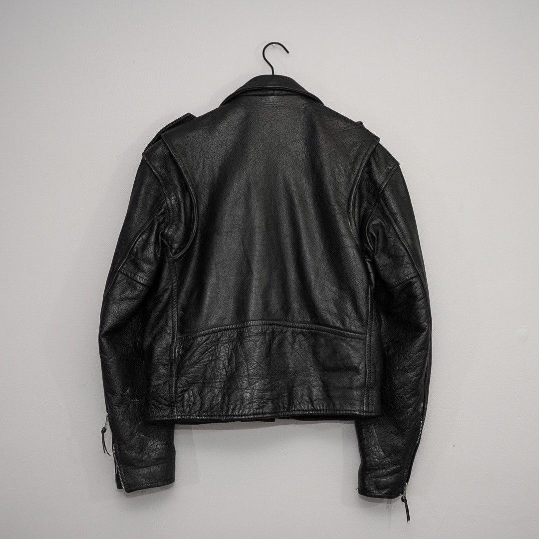 Genuine Leather × Vintage 90’s Biker Jacket Size US M / EU 48-50 / 2 - 3 Thumbnail
