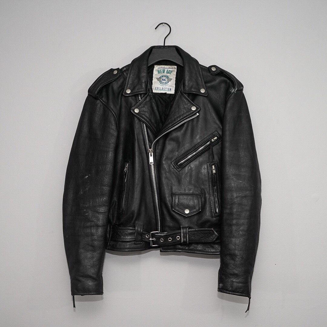 Vintage 90s Leather Jacket – Skux Vintage