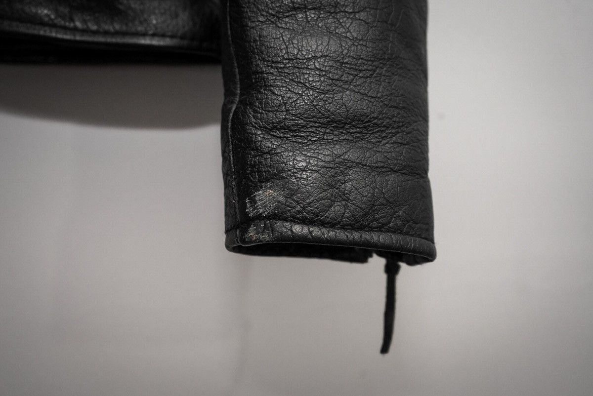 Genuine Leather × Vintage 90’s Biker Jacket Size US M / EU 48-50 / 2 - 8 Thumbnail