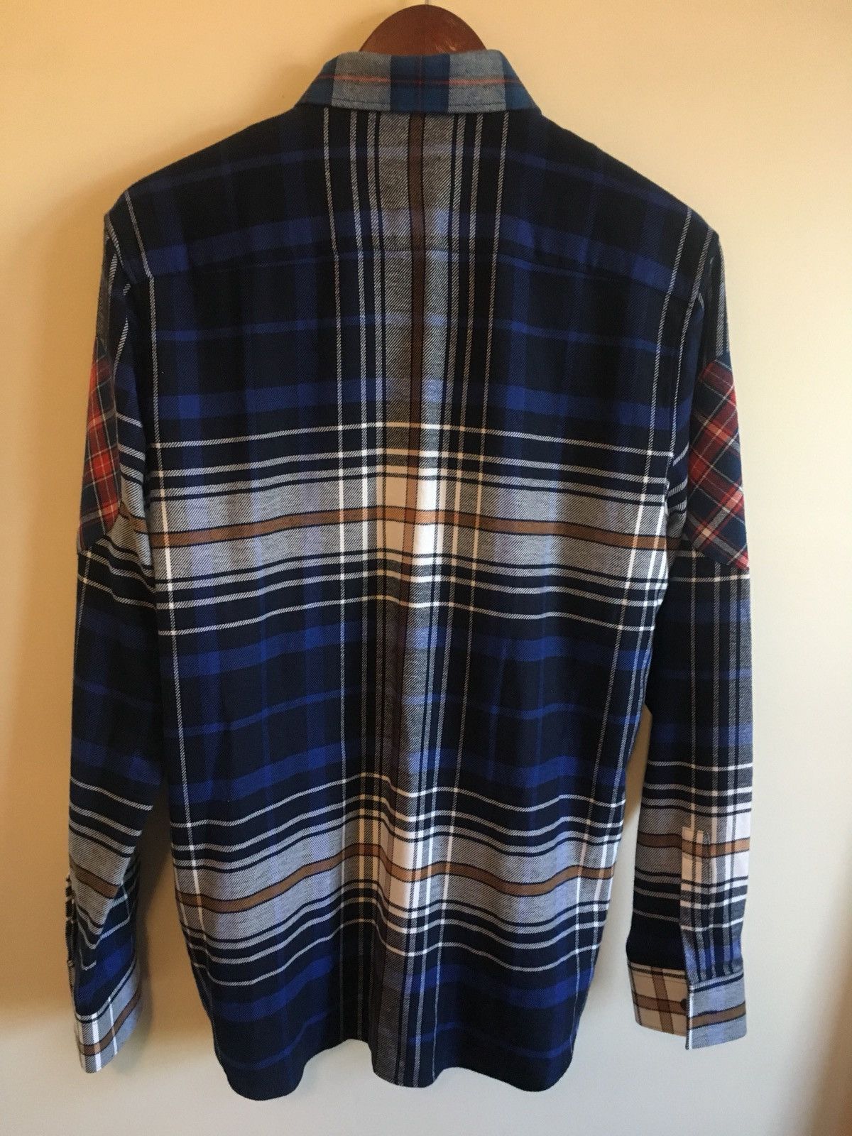 Givenchy Patch Flannel Shirt Sz 15/39 Size US M / EU 48-50 / 2 - 2 Thumbnail