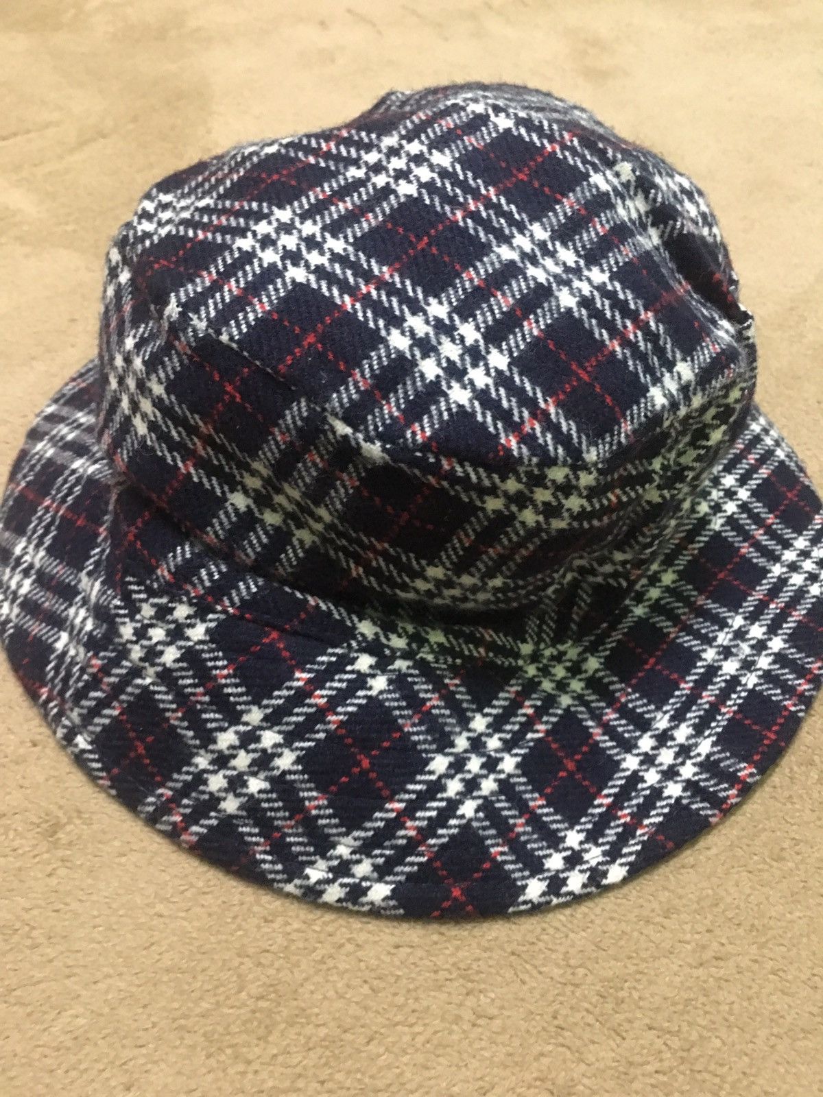 The Unbranded Brand Bucket Hats Burberry Monogram Two side Reverseable Hat Size ONE SIZE - 2 Thumbnail