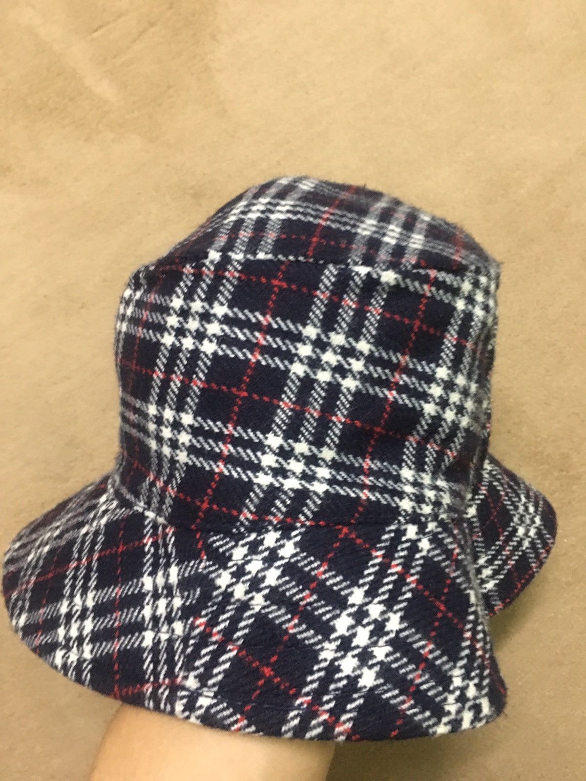 The Unbranded Brand Bucket Hats Burberry Monogram Two side Reverseable Hat Size ONE SIZE - 1 Thumbnail
