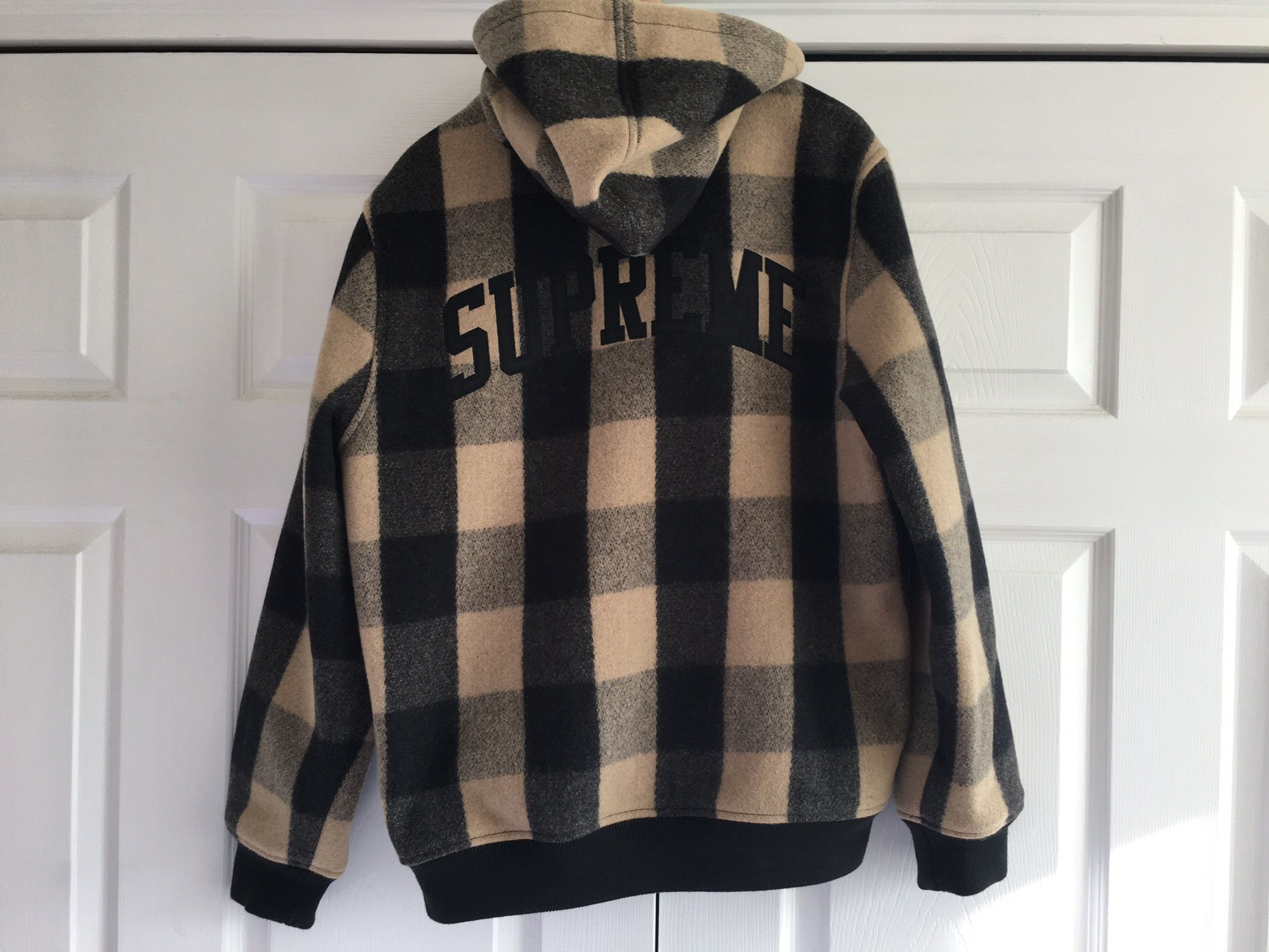 Supreme Hooded Wool Bomber