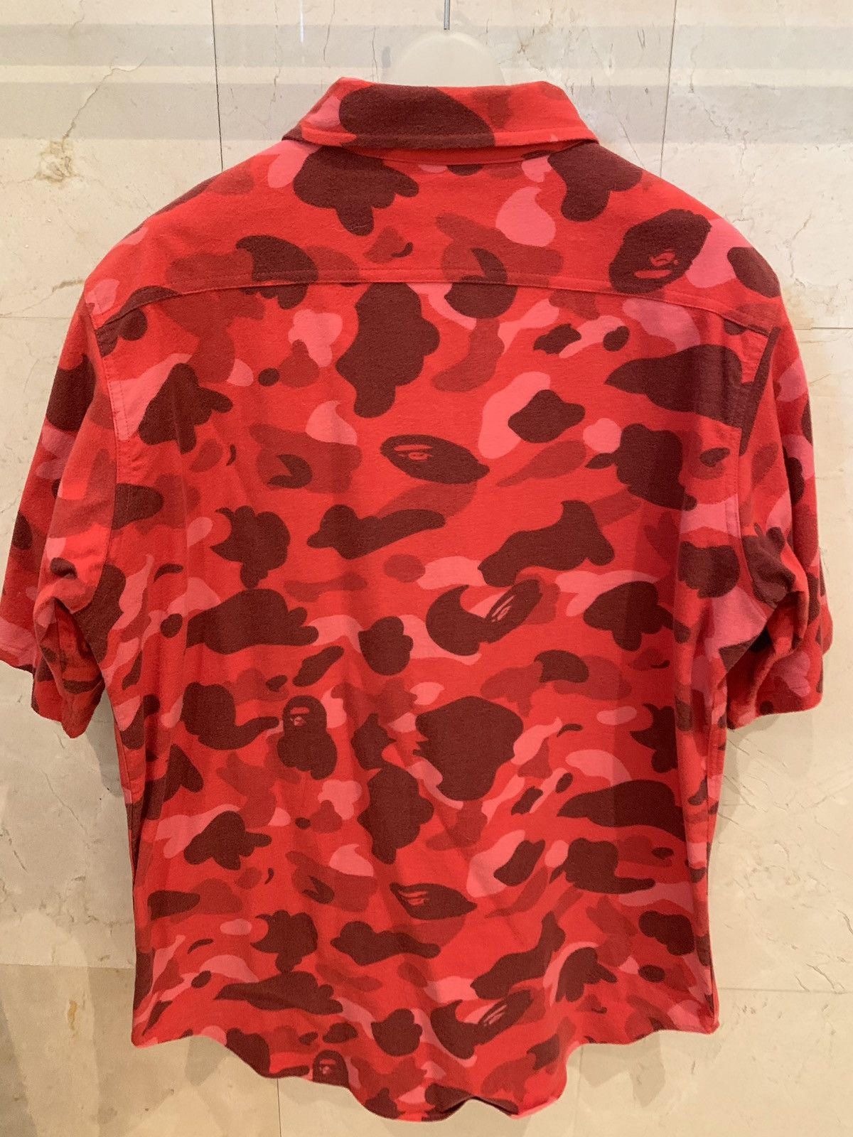 Color Camo Button Up Shirt
