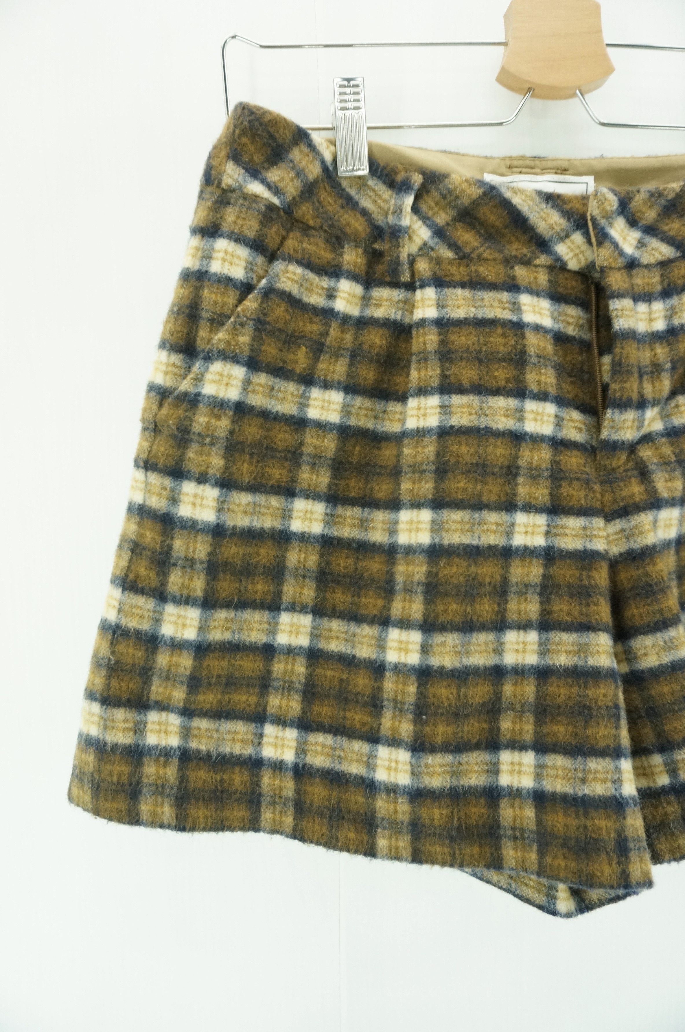Japanese Brand ROPE PICNIC Wool Polyester Tartan Plaid Shorts Size US 30 / EU 46 - 4 Thumbnail