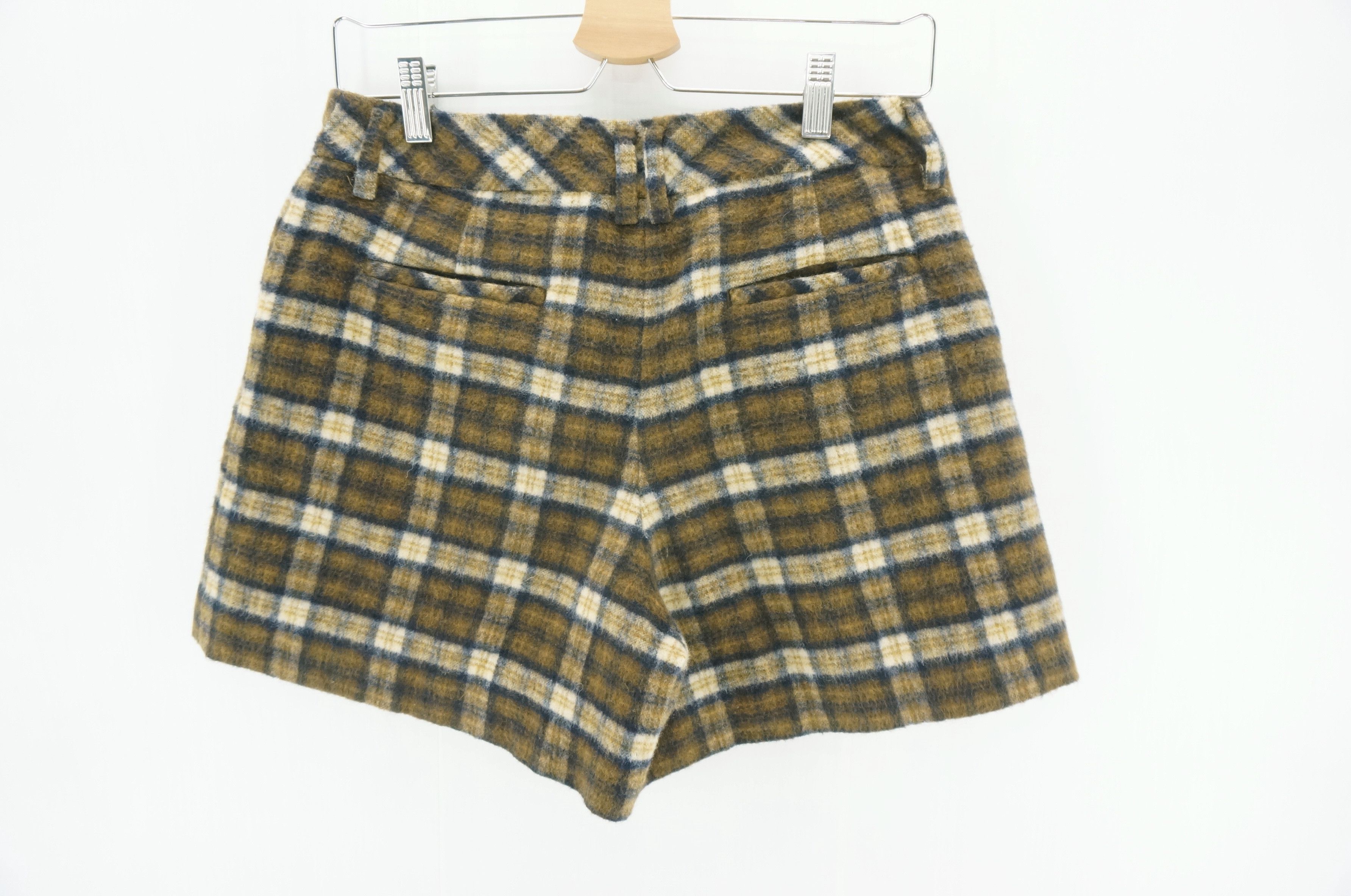 Japanese Brand ROPE PICNIC Wool Polyester Tartan Plaid Shorts Size US 30 / EU 46 - 3 Thumbnail