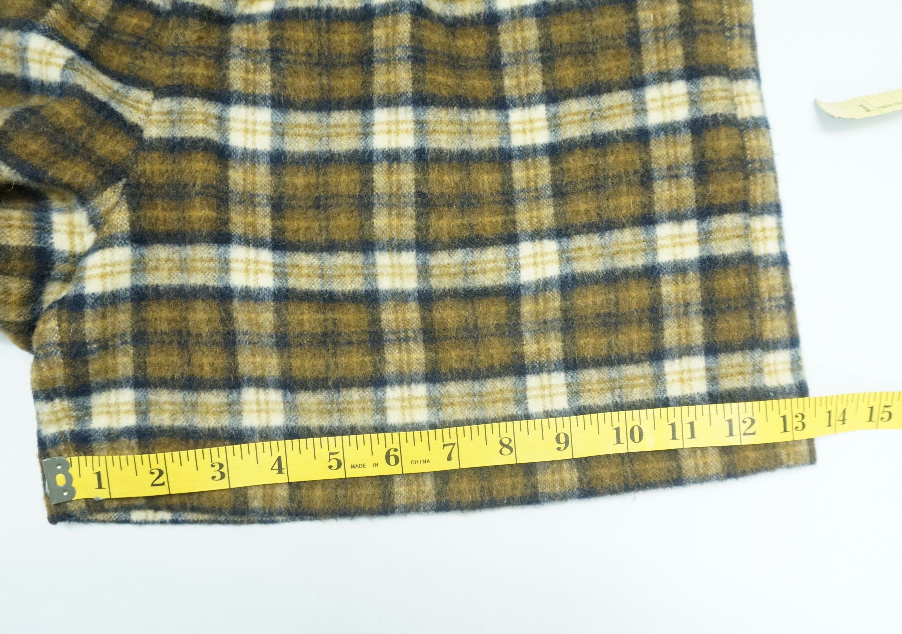 Japanese Brand ROPE PICNIC Wool Polyester Tartan Plaid Shorts Size US 30 / EU 46 - 9 Thumbnail