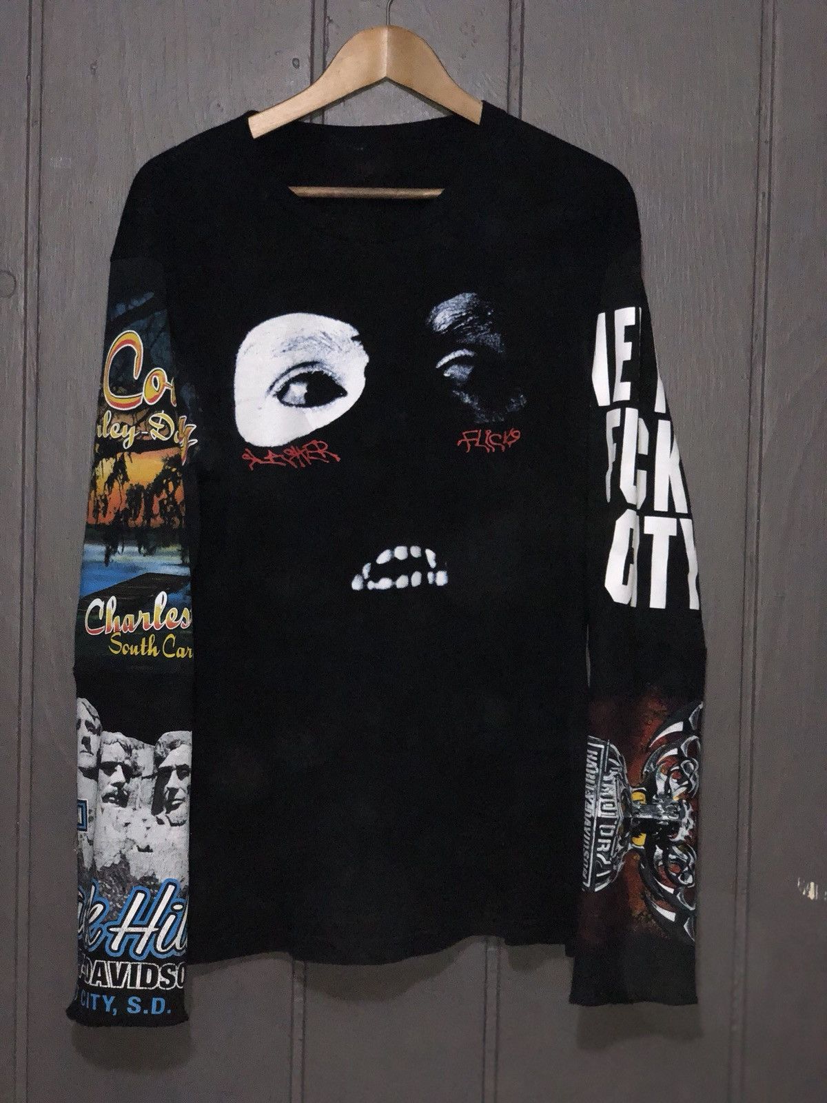 Vintage Bacwodie Patchwork Long Sleeve Size US L / EU 52-54 / 3 - 1 Thumbnail